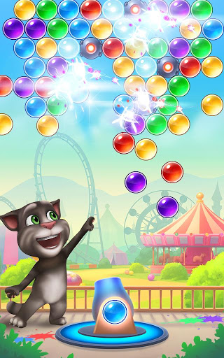 اسکرین شات 8 بازی Talking Tom Bubble Shooter