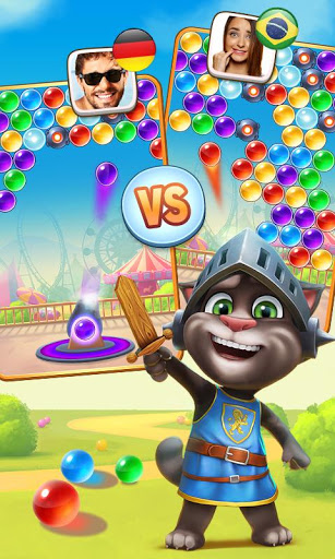 اسکرین شات 4 بازی Talking Tom Bubble Shooter