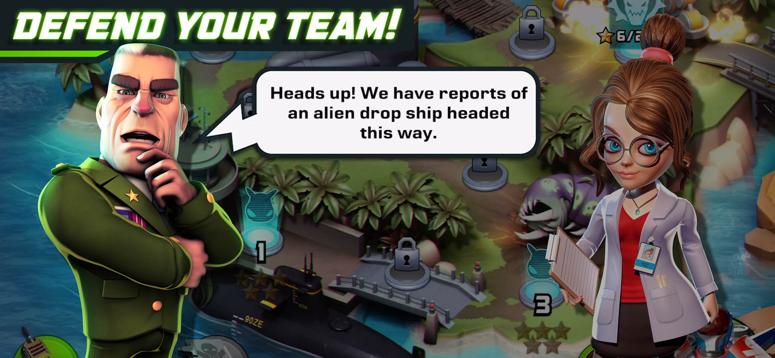 اسکرین شات 4 بازی Alien Creeps TD