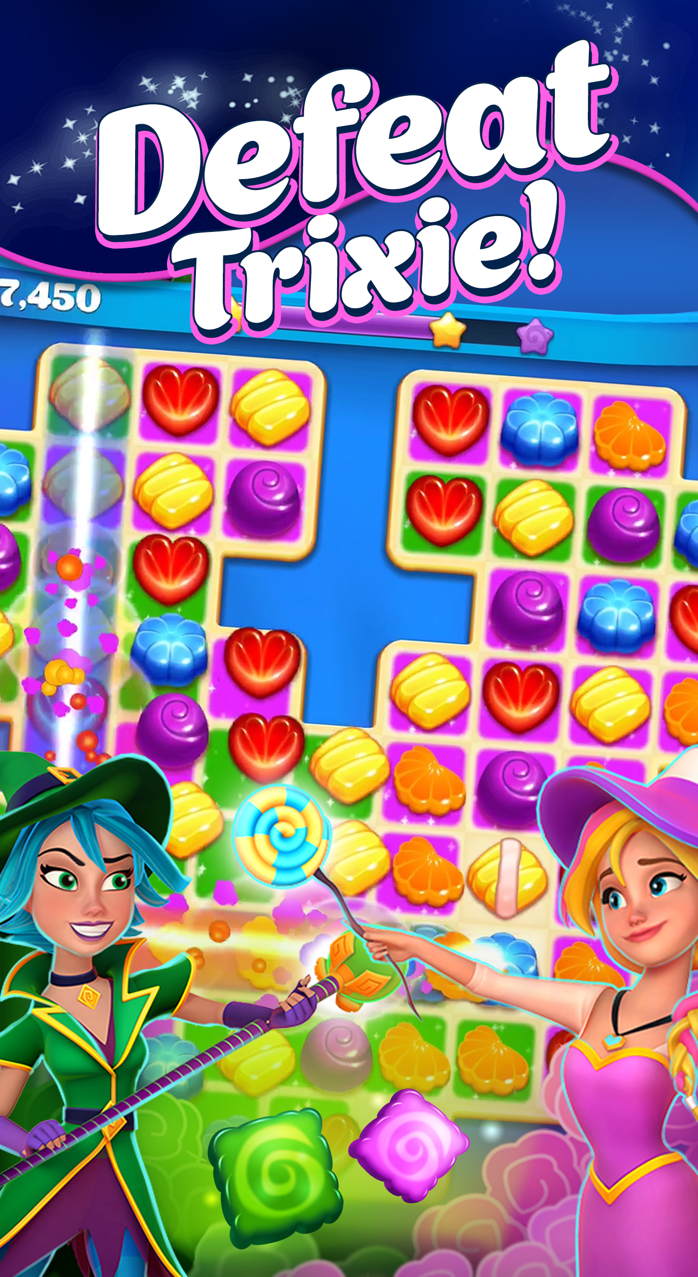 اسکرین شات 5 بازی Crafty Candy - Match 3 Game