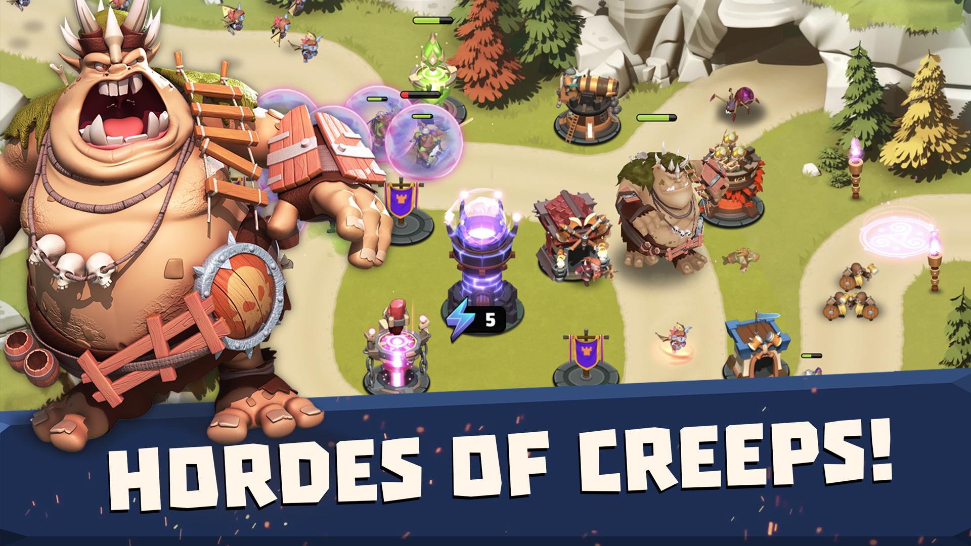 اسکرین شات 4 بازی Castle Creeps - Tower Defense
