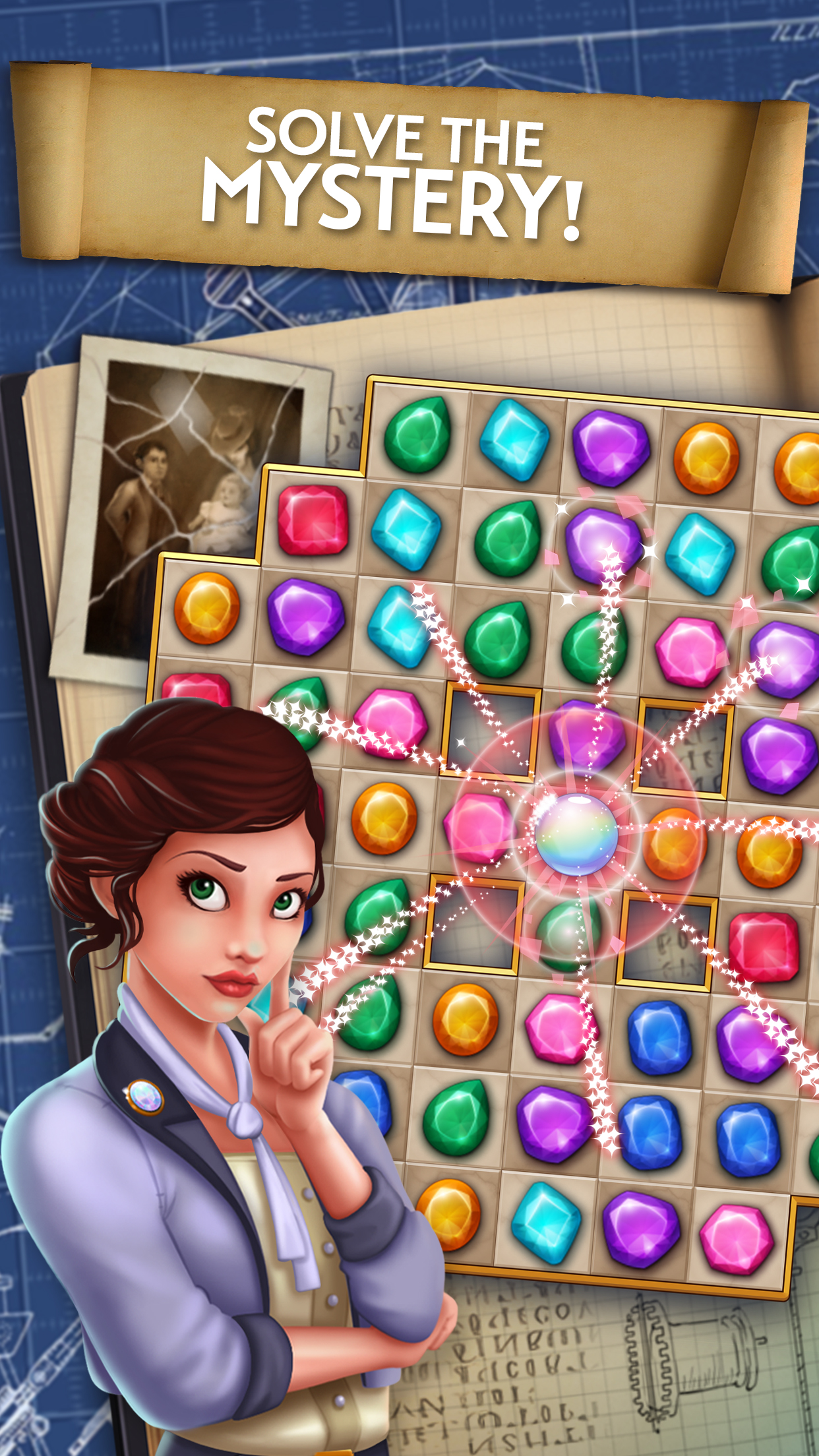 اسکرین شات 1 بازی Mystery Match - Puzzle Match 3