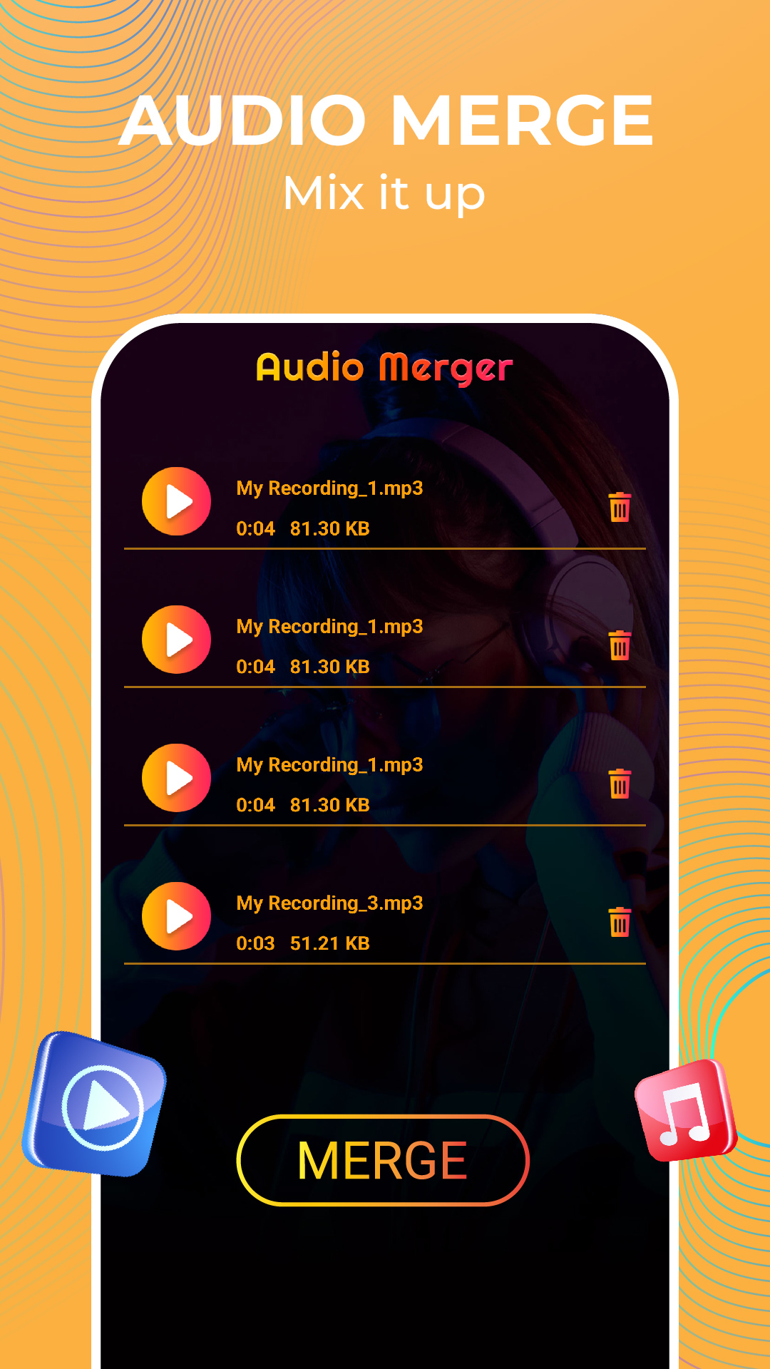 اسکرین شات 5 برنامه Video to Mp3 Audio Converter