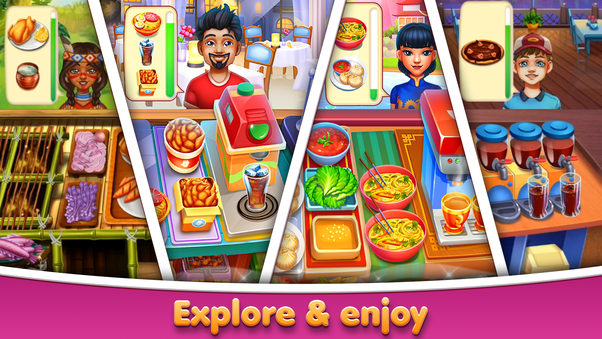 اسکرین شات 3 بازی Cooking Fest : Cooking Games
