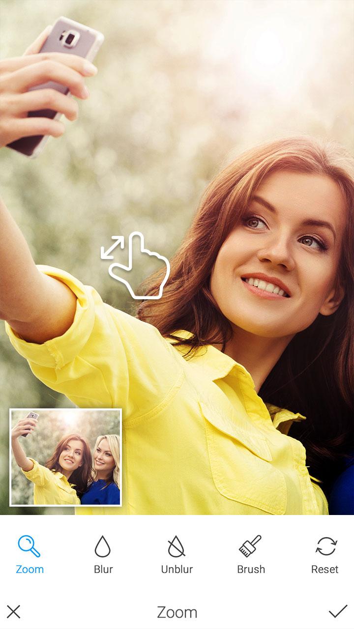 اسکرین شات 4 برنامه Blur Background Photo Editor