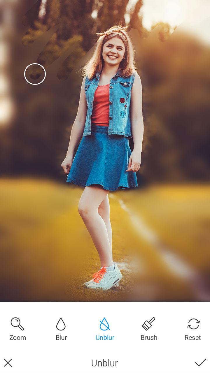 اسکرین شات 3 برنامه Blur Background Photo Editor