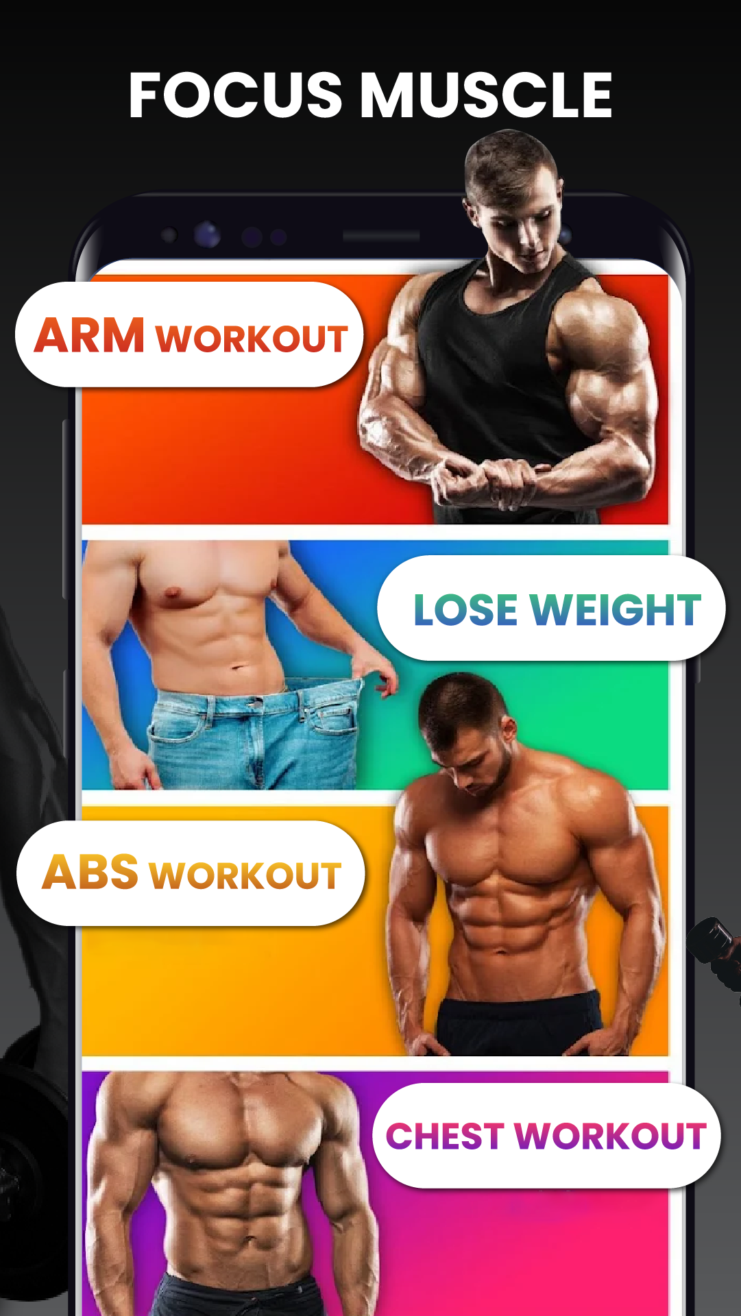 اسکرین شات 2 برنامه Men Workout at Home: Full Body