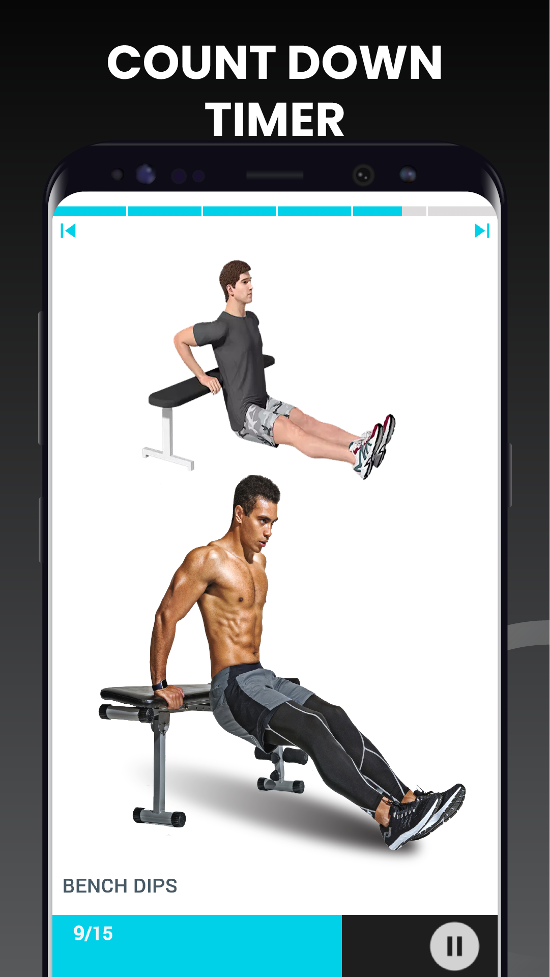 اسکرین شات 8 برنامه Men Workout at Home: Full Body