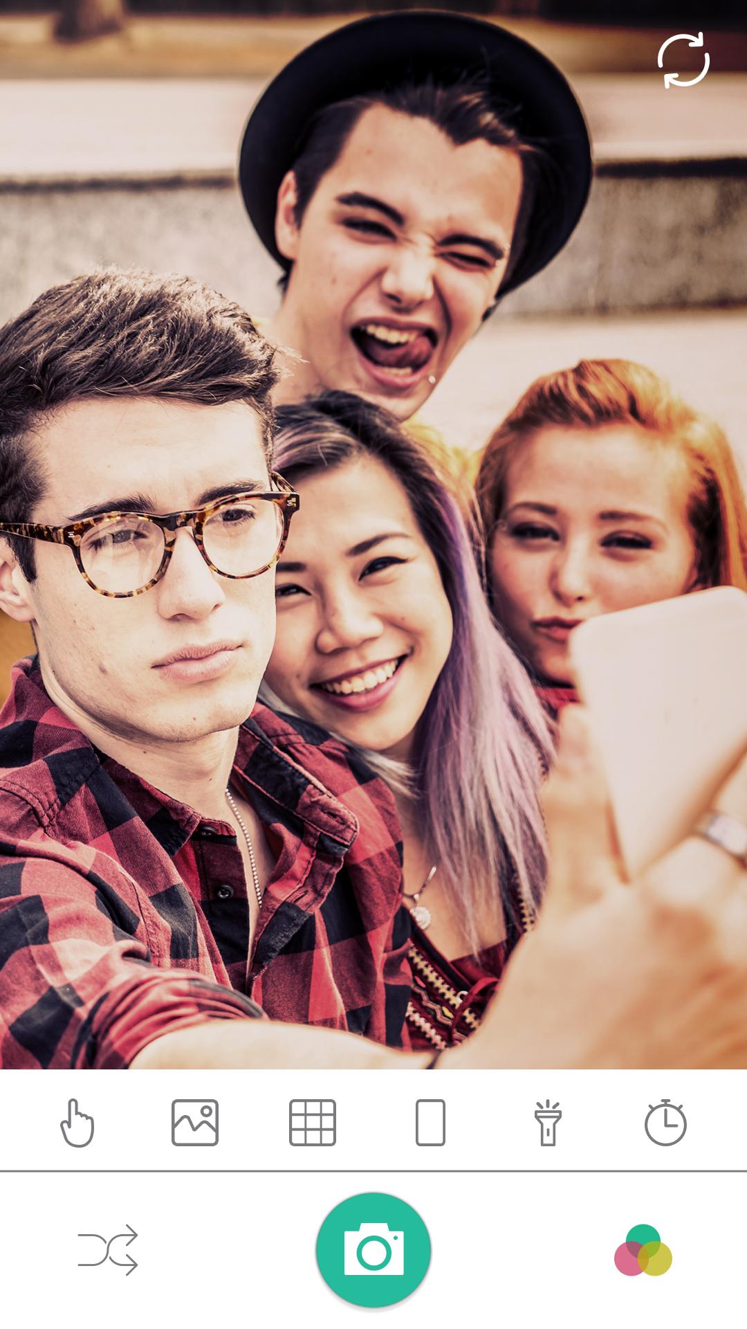 اسکرین شات 2 برنامه Selfie Camera Expert