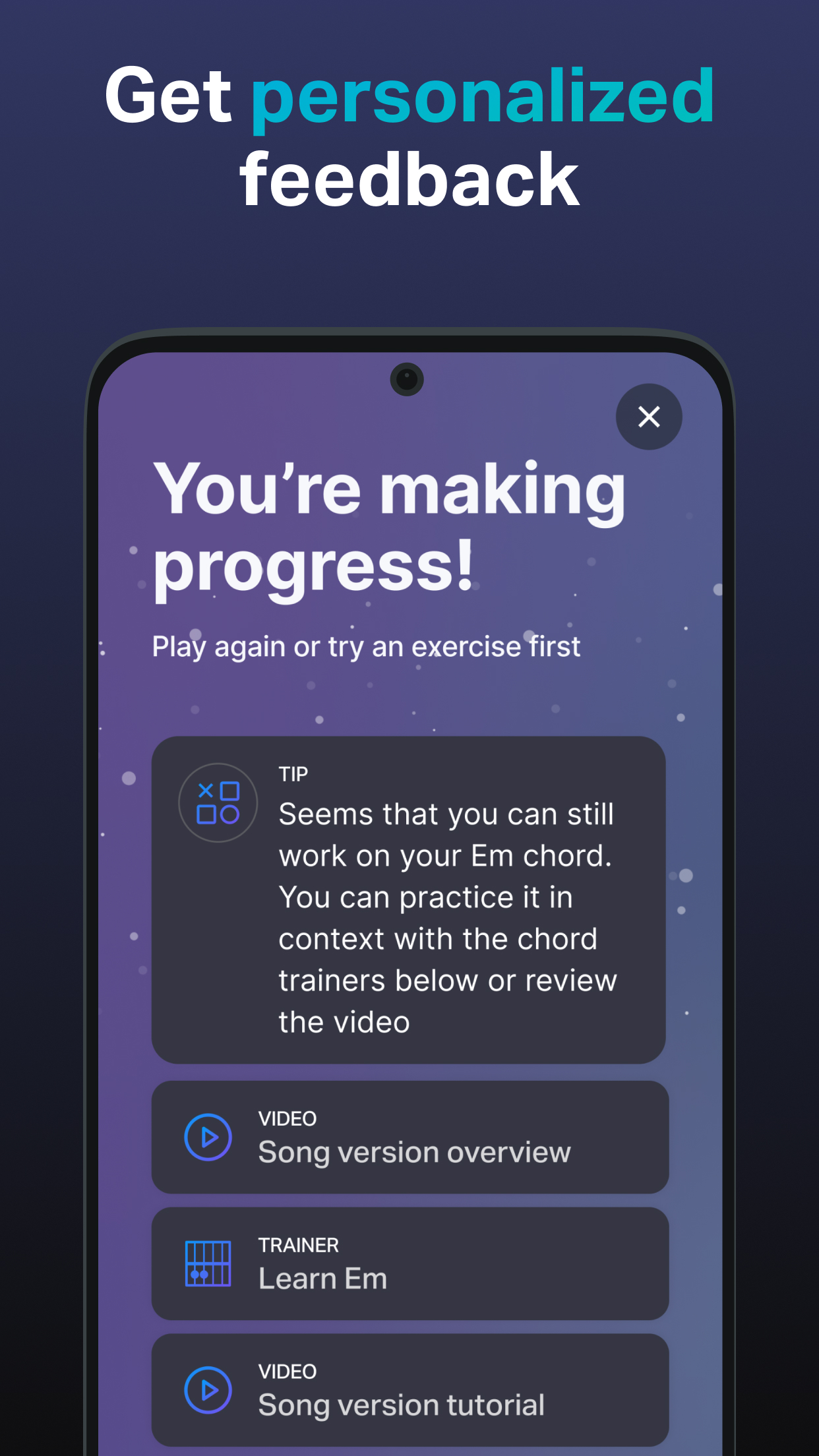 اسکرین شات 6 برنامه GuitarTuna: Tune & Play Guitar