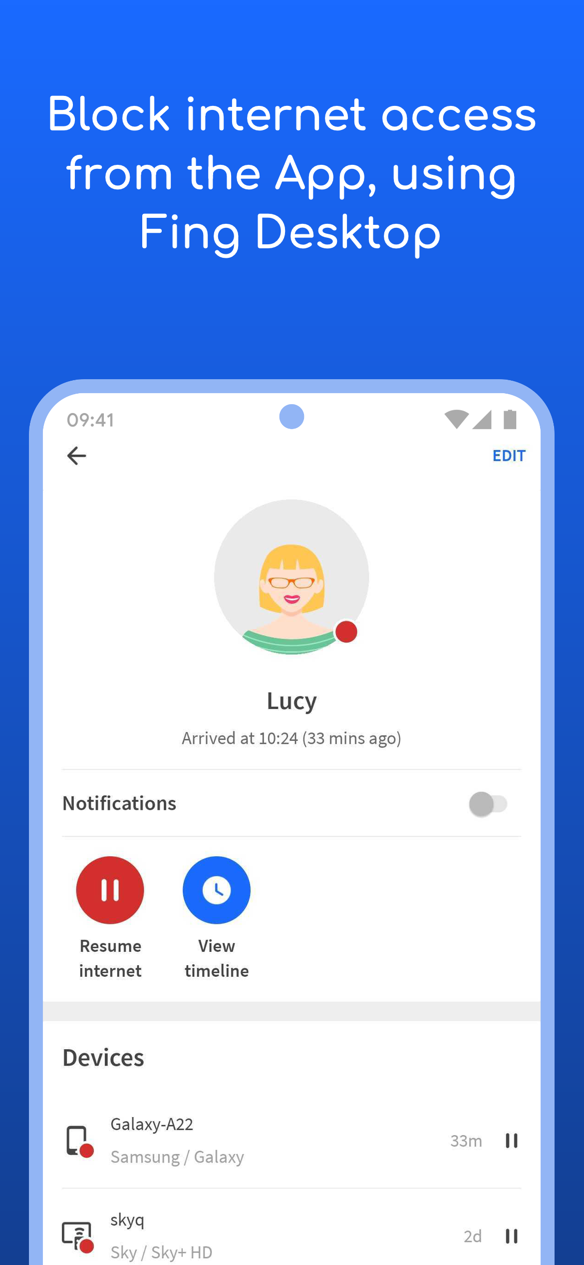 اسکرین شات 8 برنامه Fing - Network Tools
