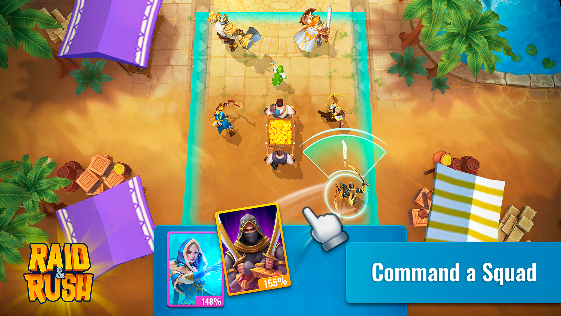 اسکرین شات 6 بازی Raid & Rush - Heroes idle RPG