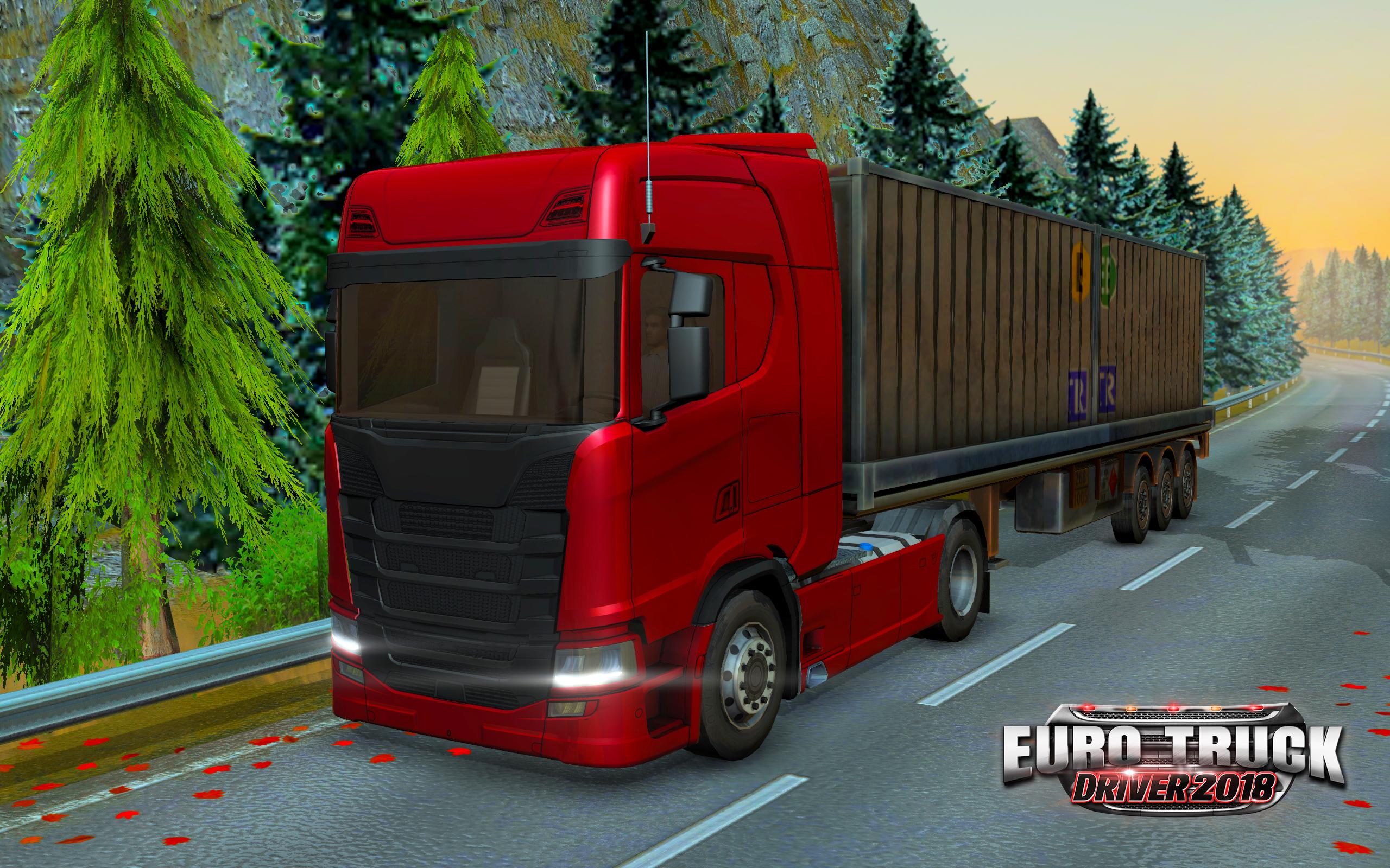 اسکرین شات 1 بازی Euro Truck Driver 2018