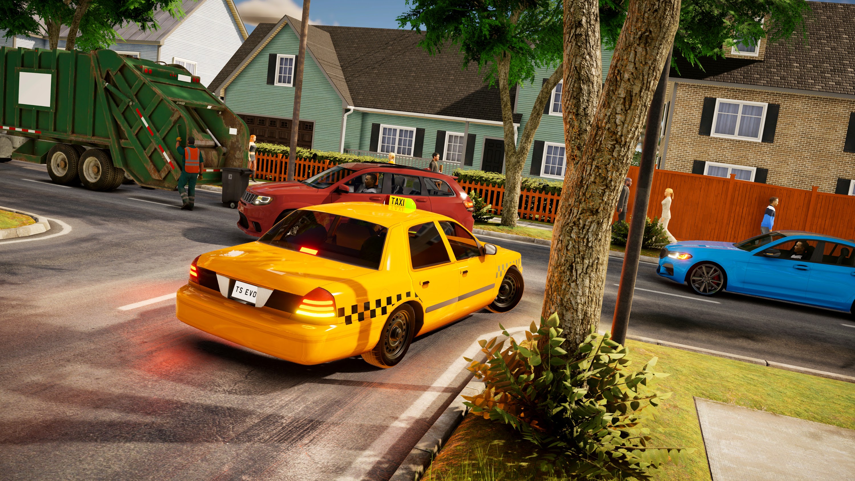 اسکرین شات 2 بازی Taxi Car Simulator : EVO