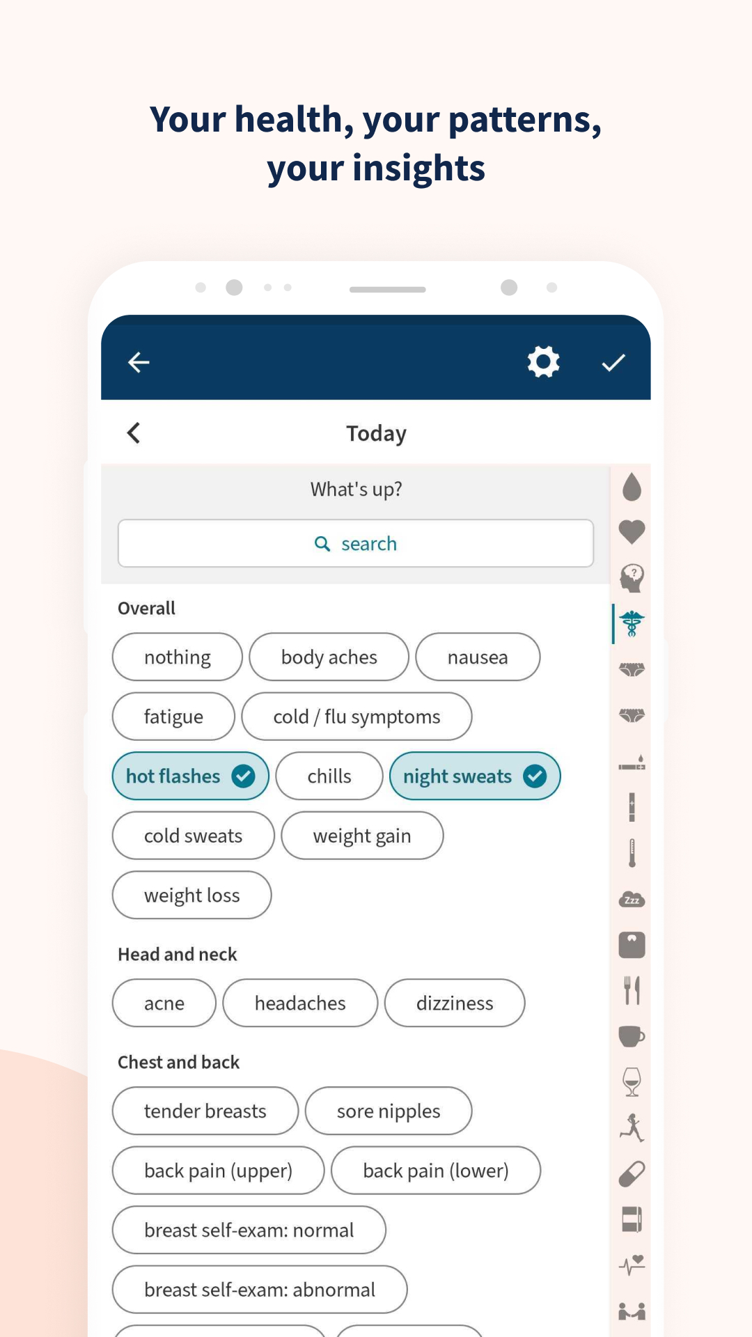 اسکرین شات 2 برنامه Ovia Cycle & Pregnancy Tracker