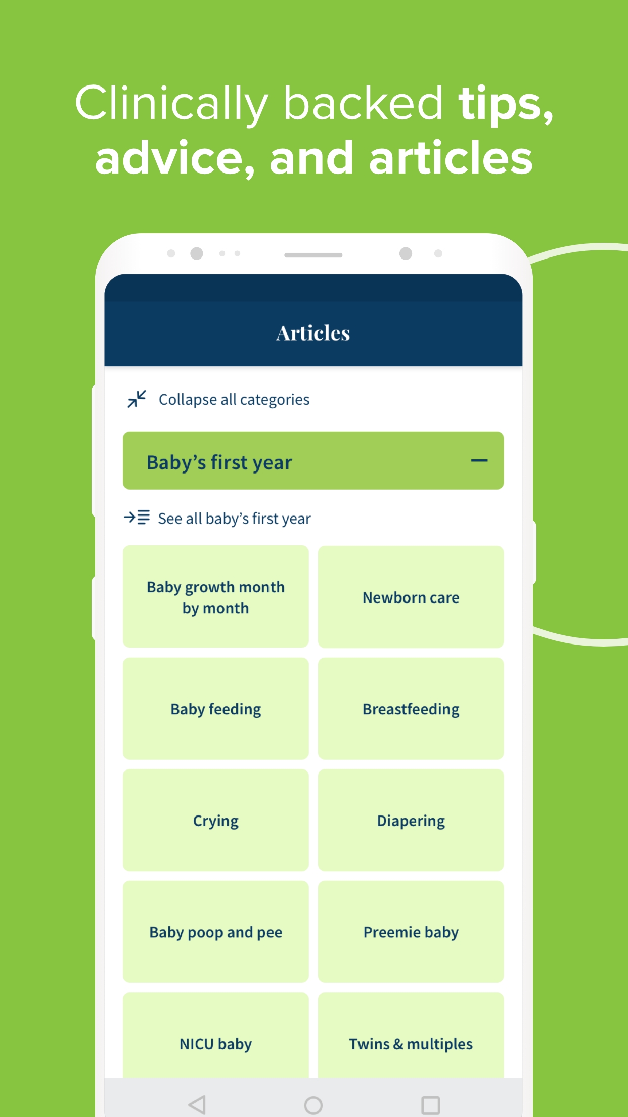 اسکرین شات 4 برنامه Ovia Parenting & Baby Tracker