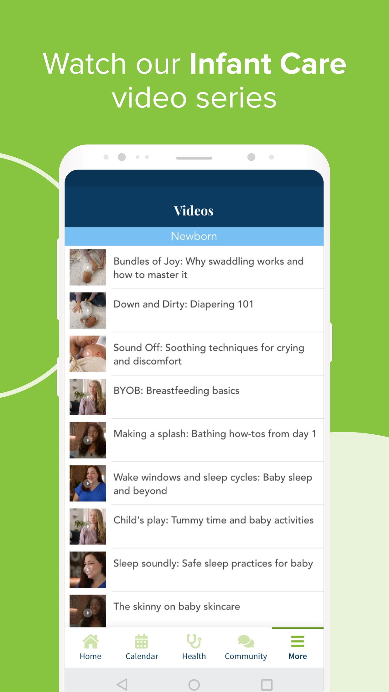اسکرین شات 5 برنامه Ovia Parenting & Baby Tracker