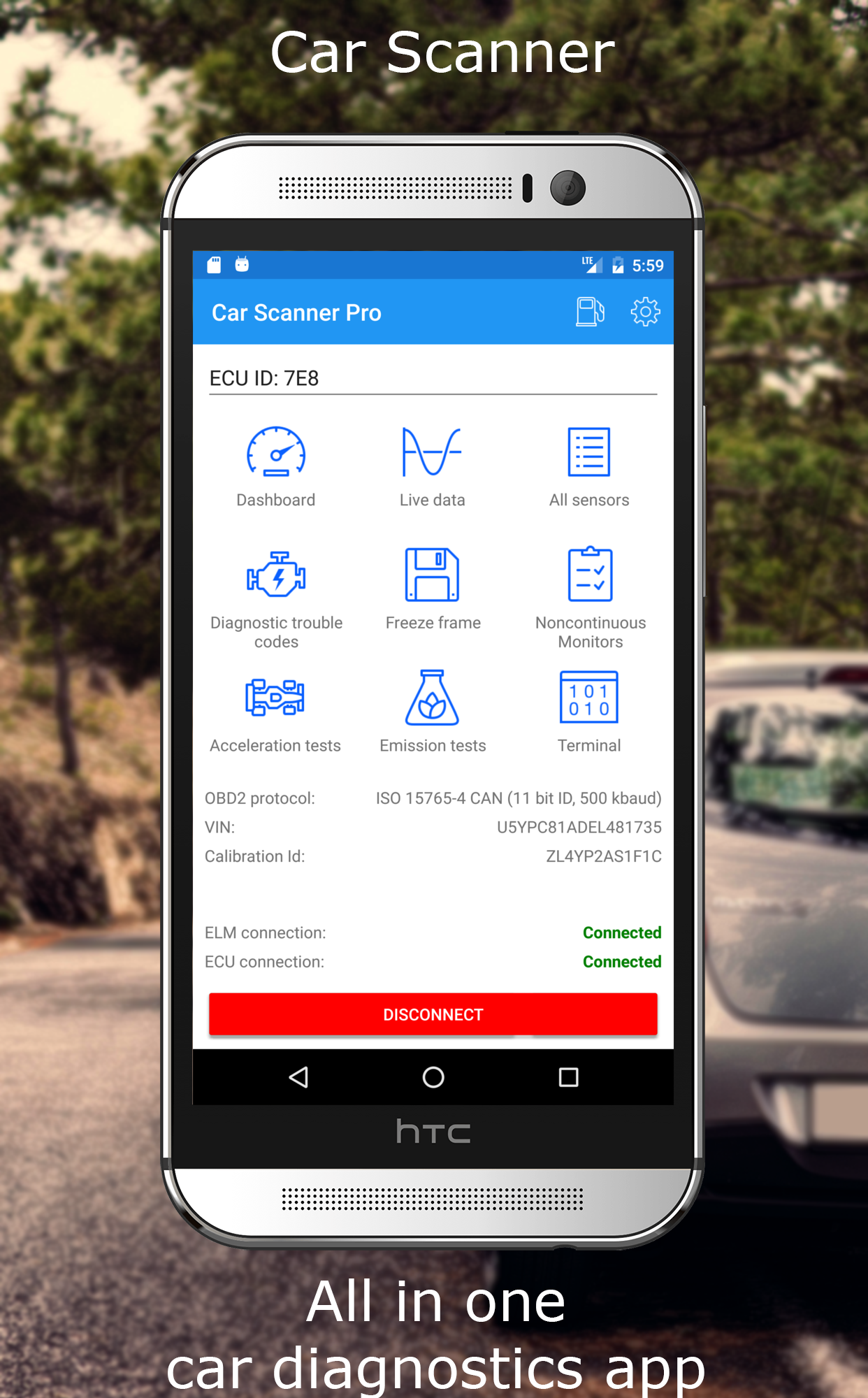اسکرین شات برنامه Car Scanner ELM OBD2 1