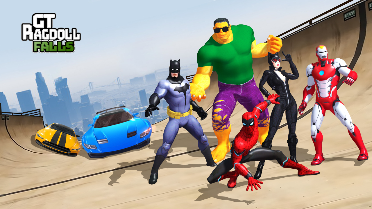 اسکرین شات 1 بازی GT Ragdoll Falls