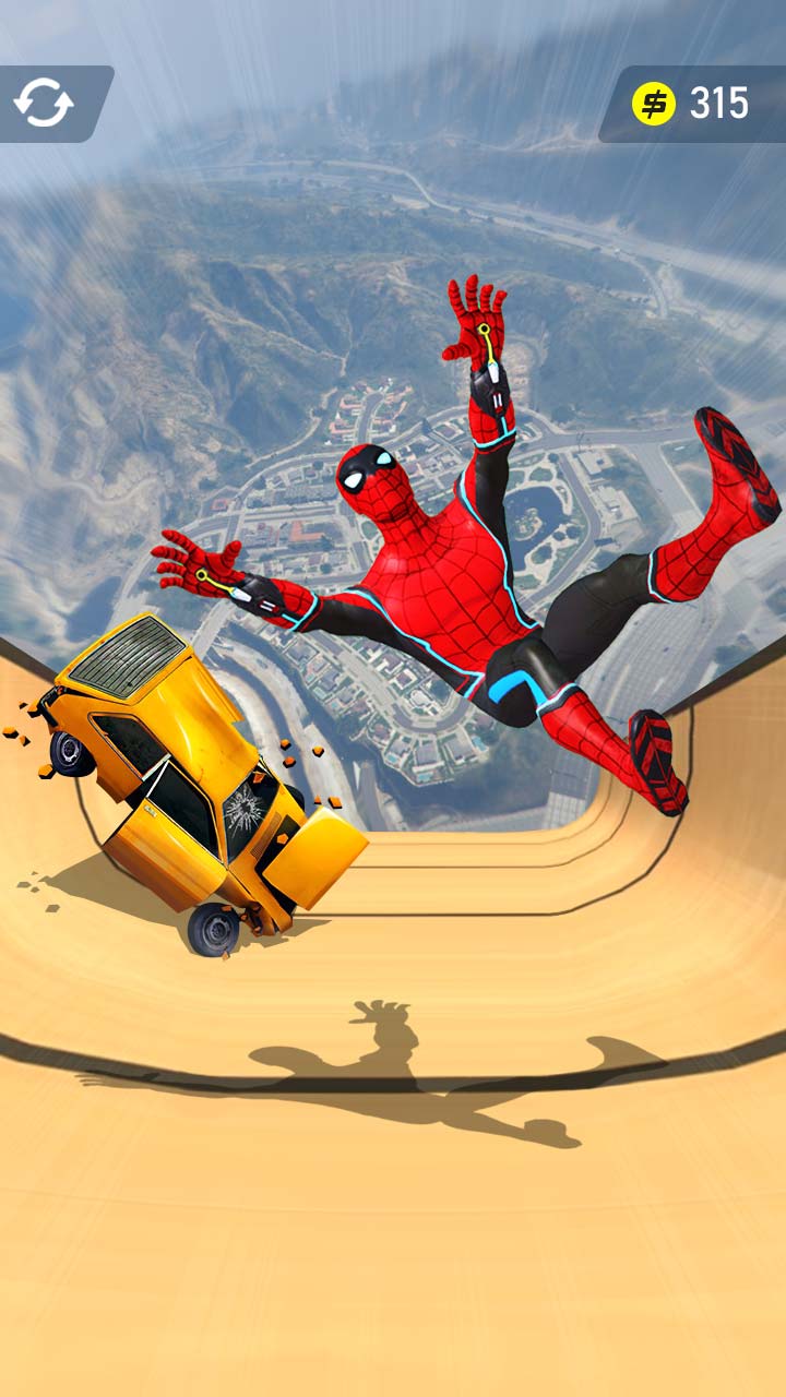 اسکرین شات 4 بازی GT Ragdoll Falls