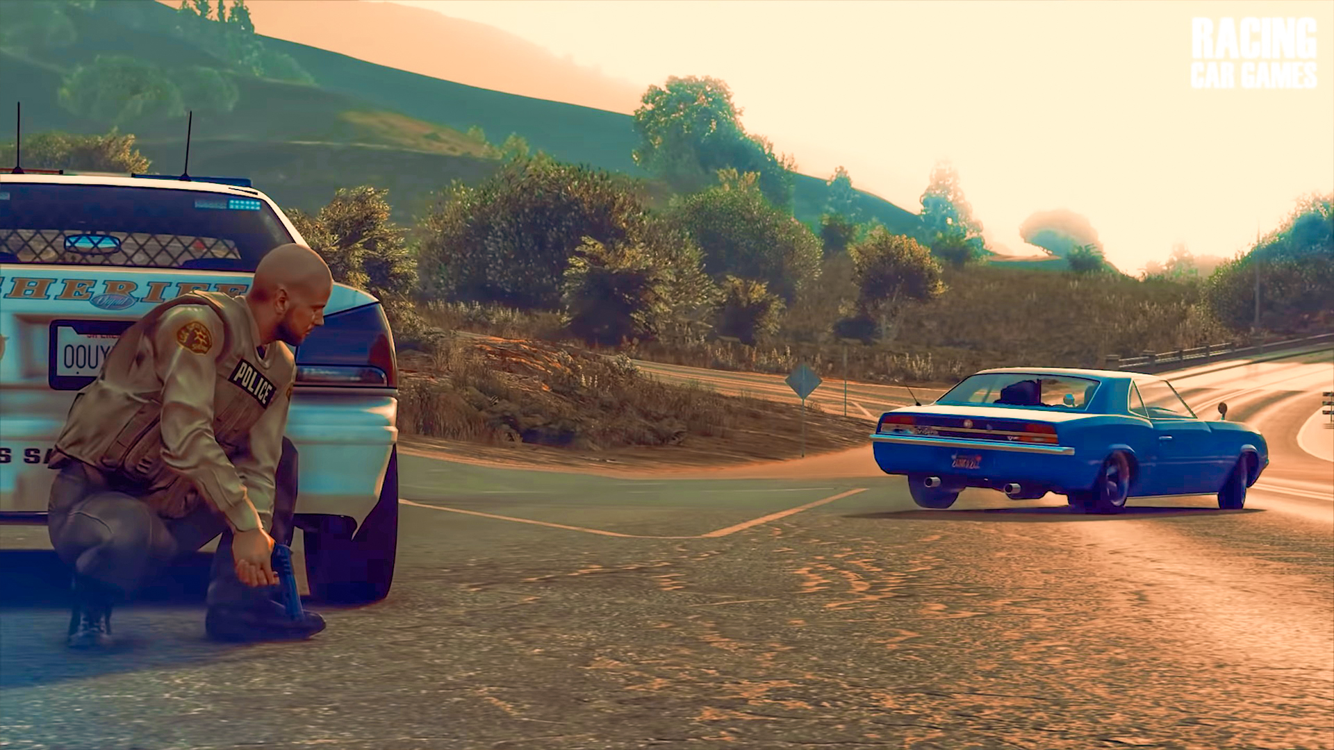 اسکرین شات 3 بازی Police Chase Mobile Car Games