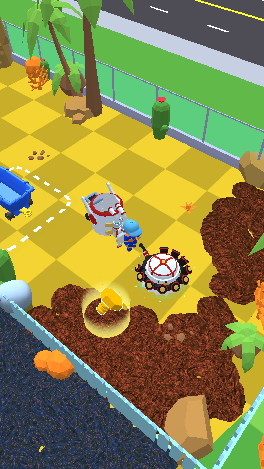 اسکرین شات 2 بازی Zoo Clean - Power Washer