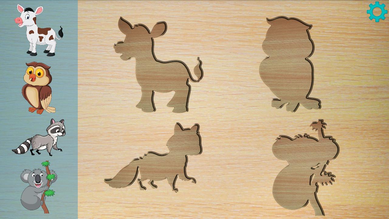 اسکرین شات 2 بازی Baby Puzzles Animals for Kids