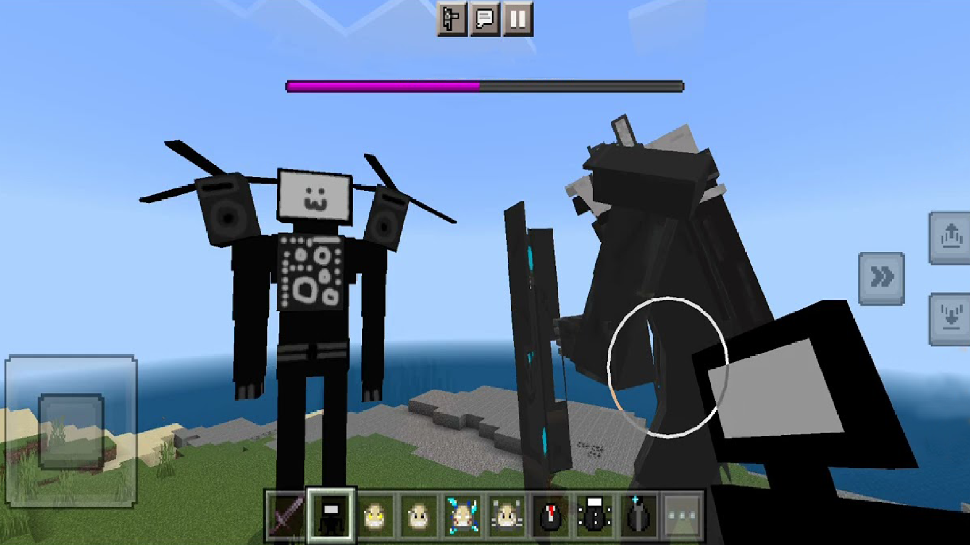 اسکرین شات 2 برنامه Toilet mods for Minecraft PE