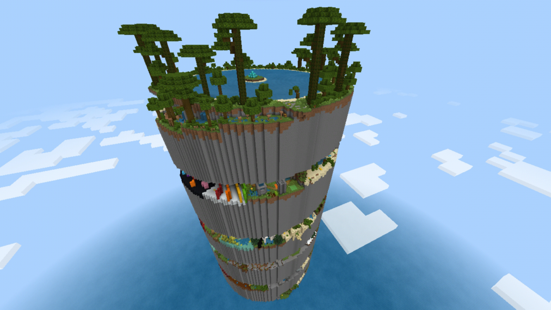 اسکرین شات 1 برنامه Parkour maps for Minecraft PE