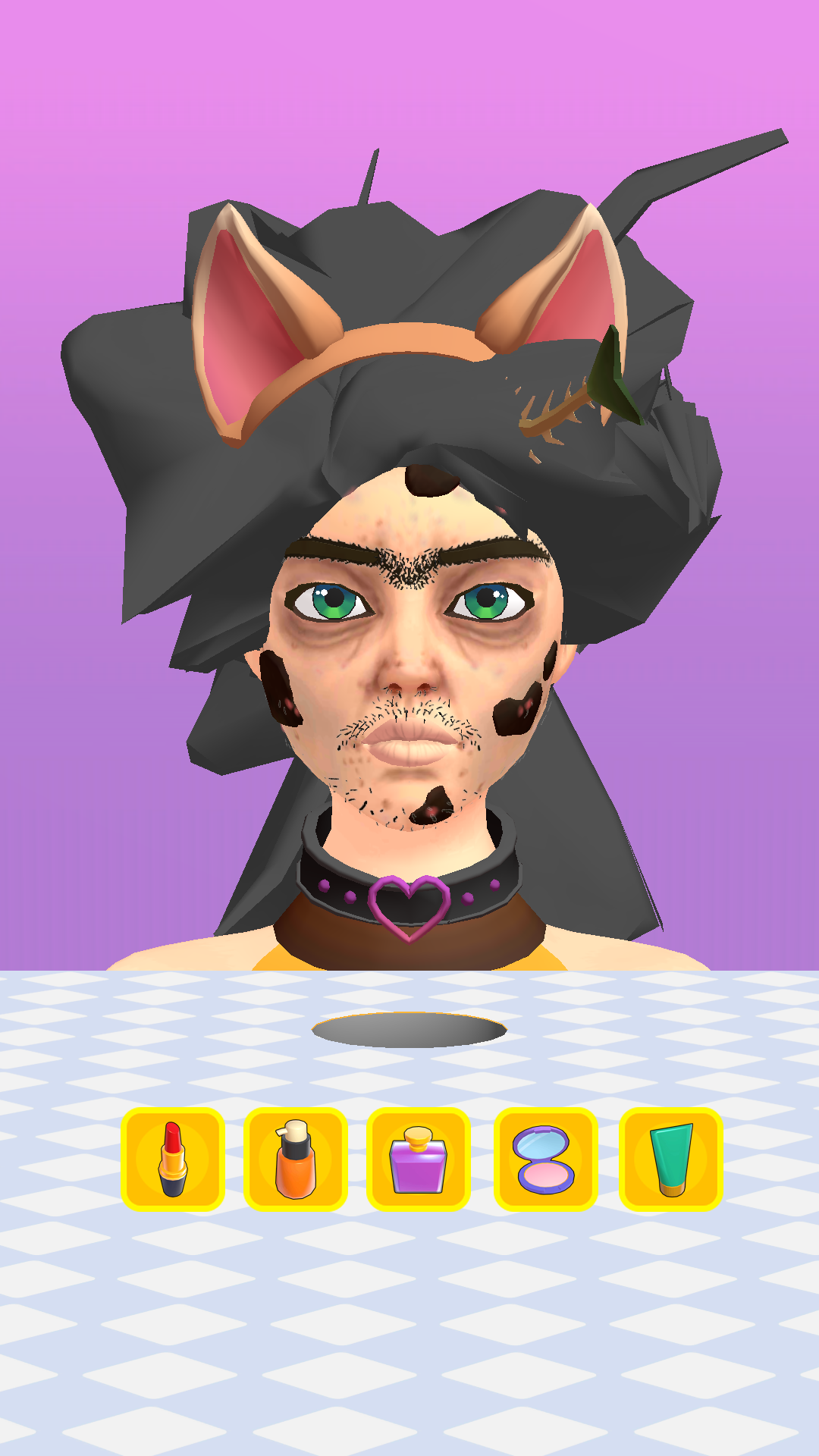 اسکرین شات 4 بازی Makeup Hole：Makeover