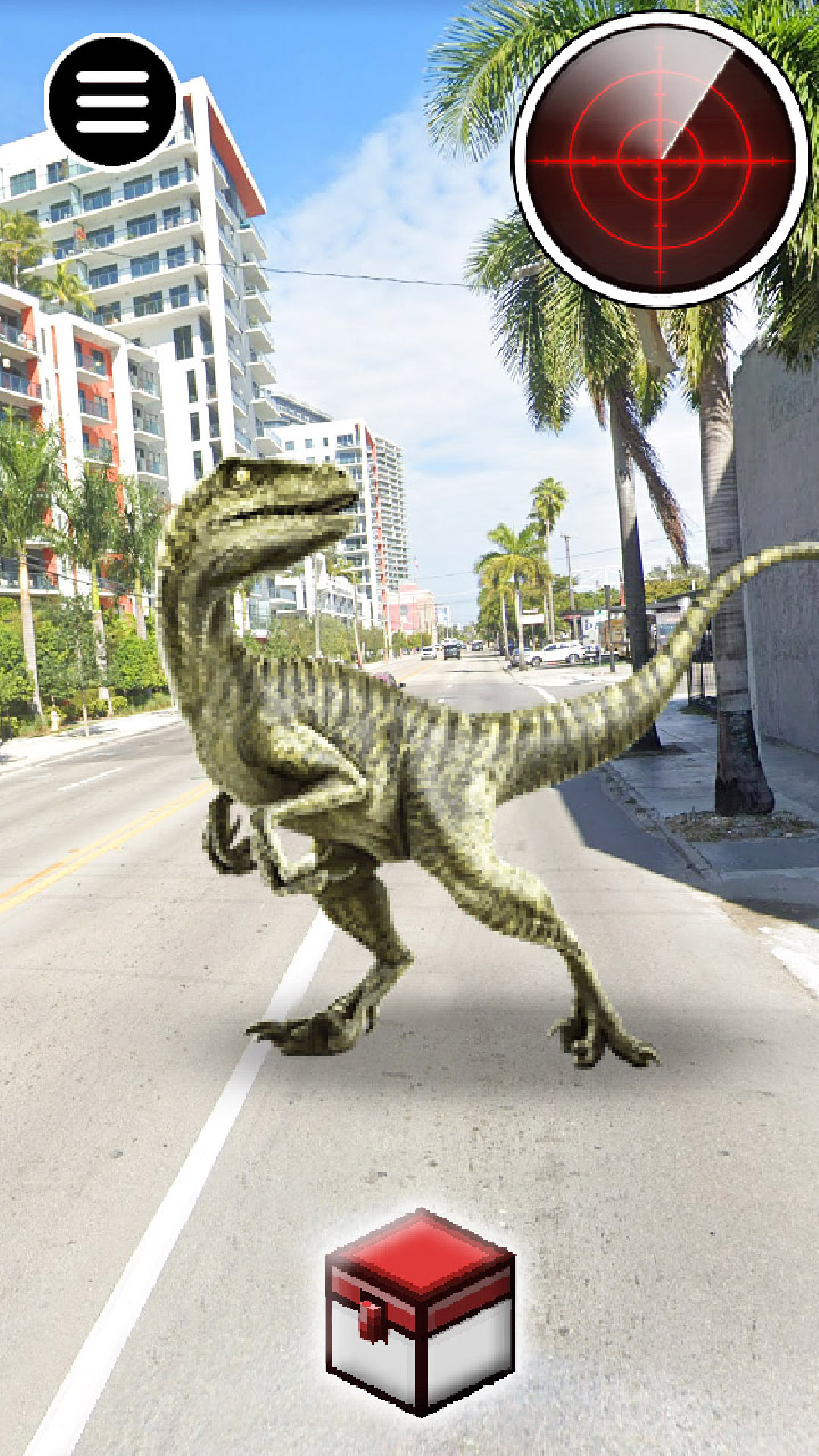 اسکرین شات بازی Pocket Dinosaur AR GO 1