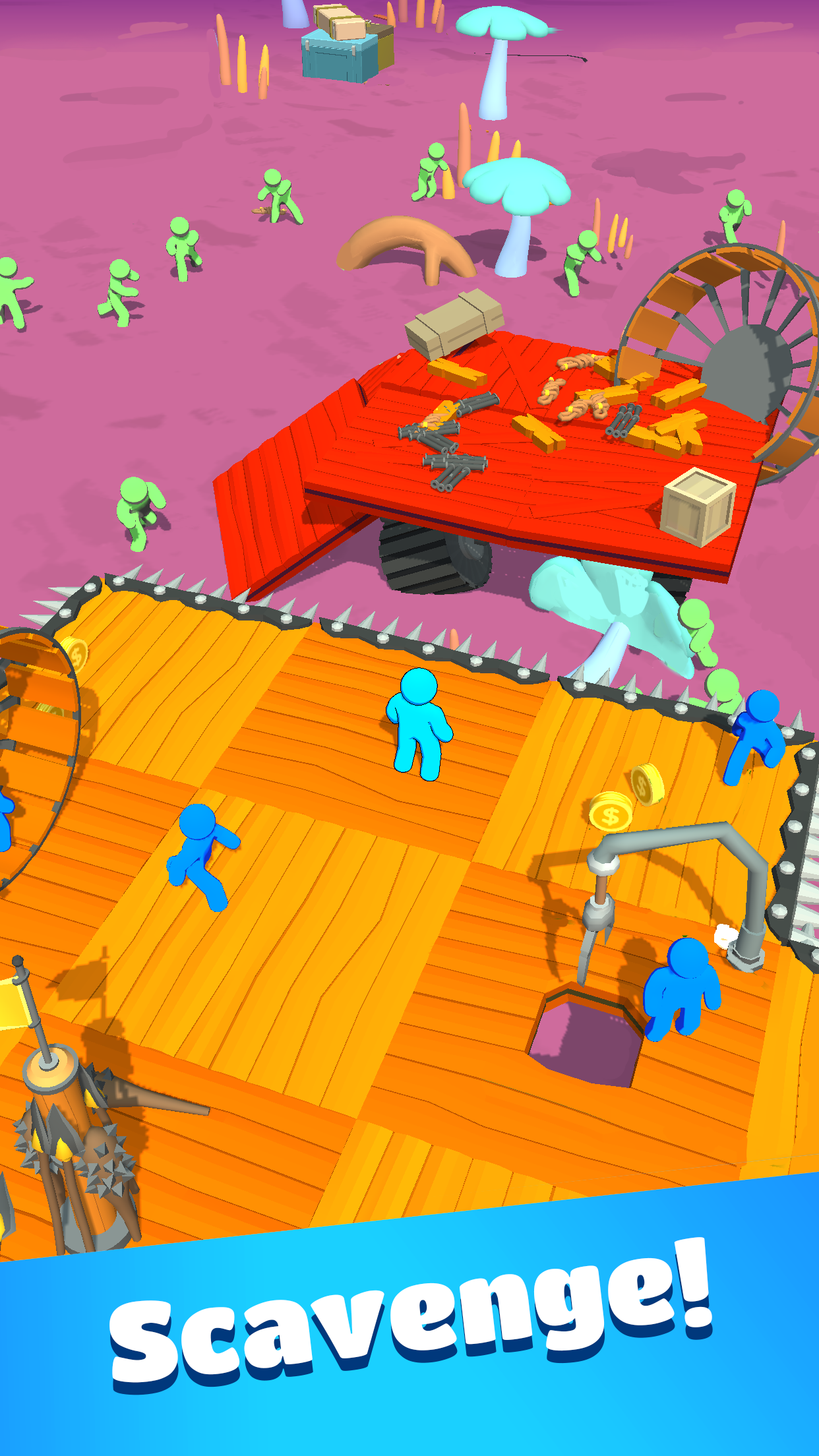 اسکرین شات 3 بازی Zombie Raft