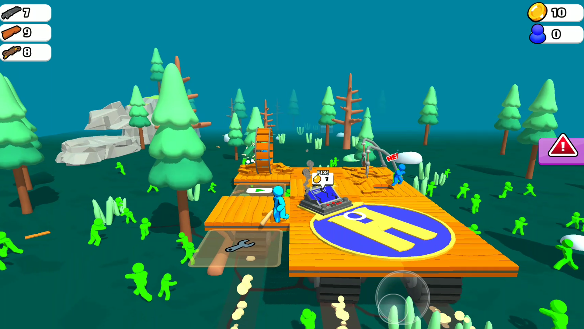 اسکرین شات 8 بازی Zombie Raft