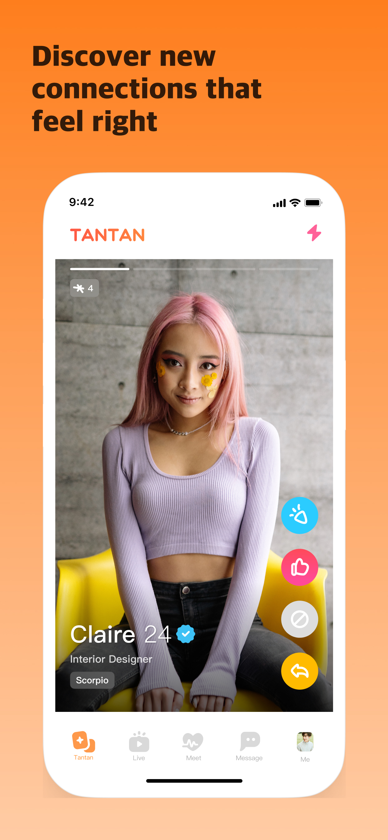 اسکرین شات 2 برنامه TanTan - Asian Dating App