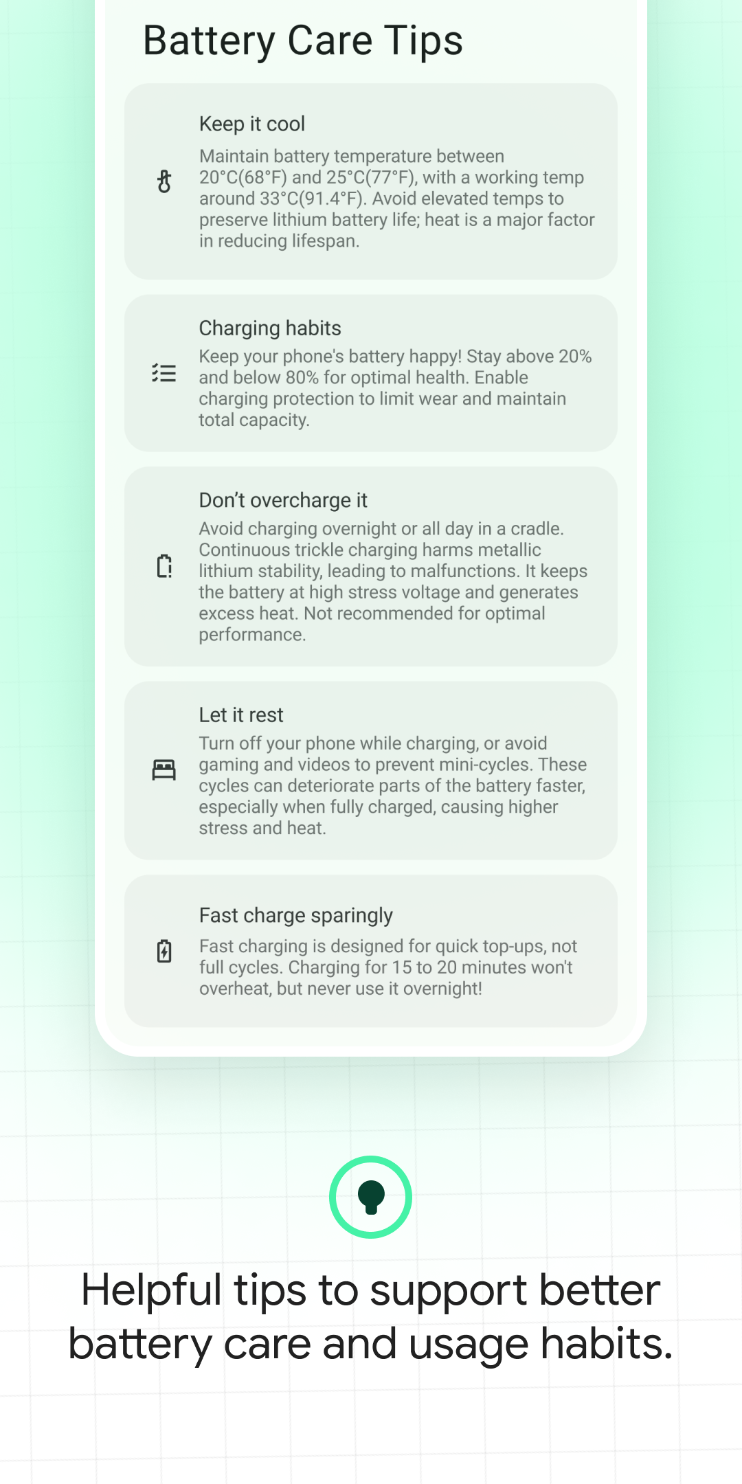 اسکرین شات 6 برنامه Battery Guru: Battery Health
