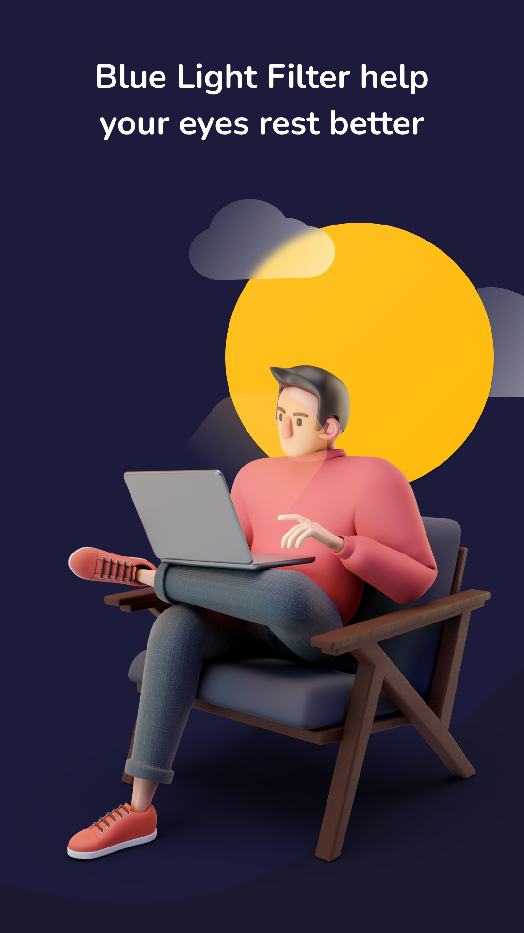 اسکرین شات 1 برنامه LumiGuard: Blue Light Filter