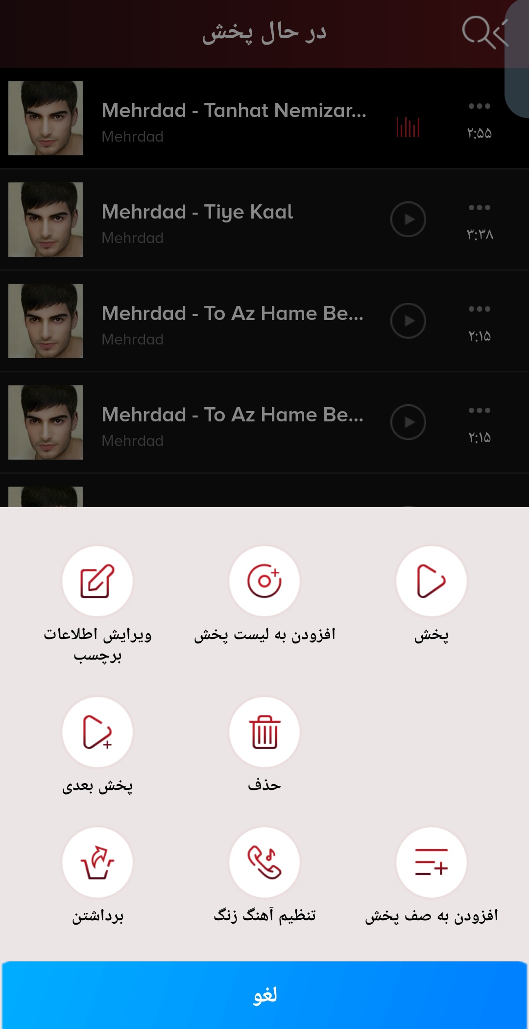 اسکرین شات 2 برنامه شب پلیر