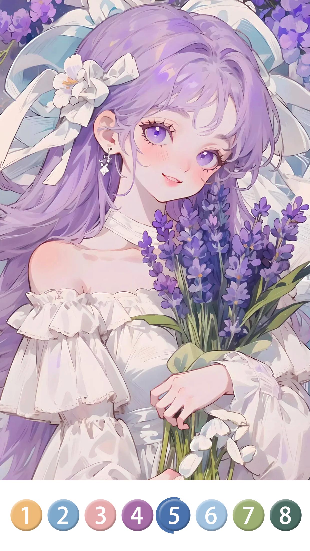 اسکرین شات 4 بازی Painting Book - Anime Color