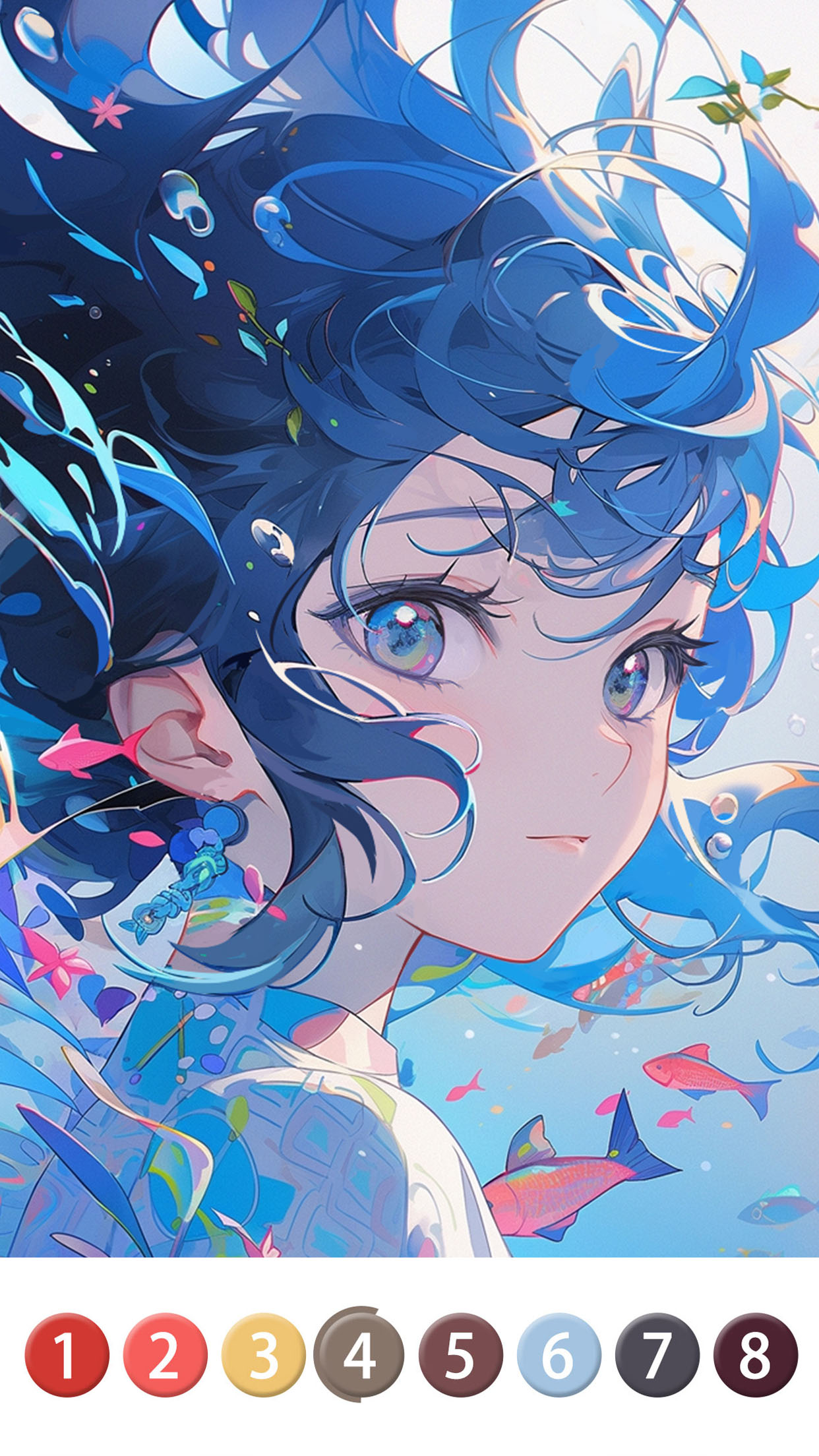 اسکرین شات 4 بازی Painting Book - Anime Color