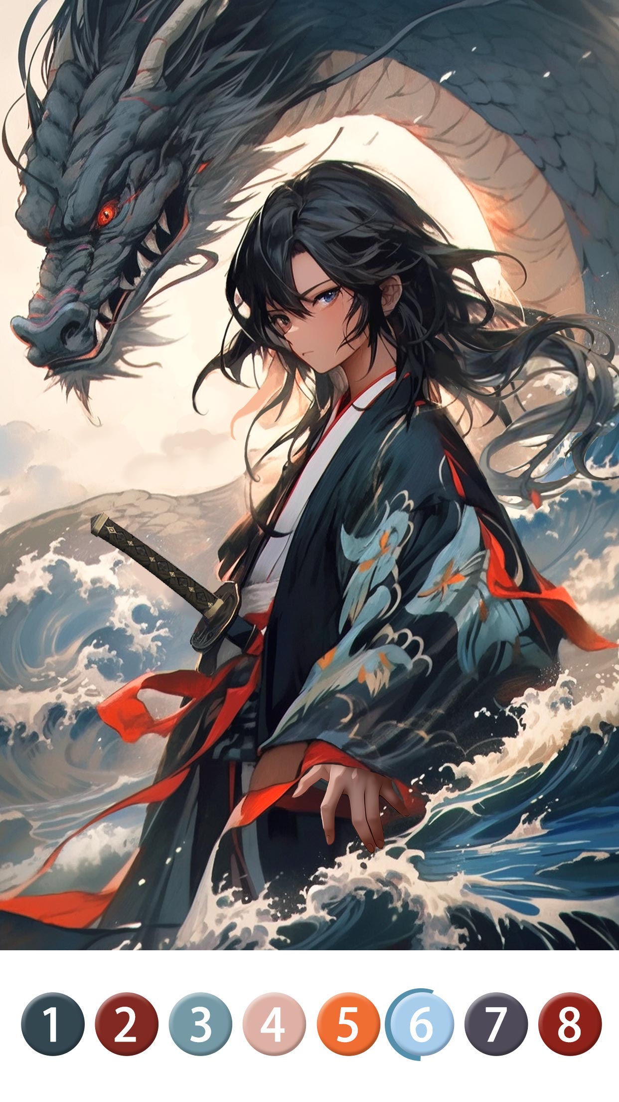 اسکرین شات 2 بازی Painting Book - Anime Color
