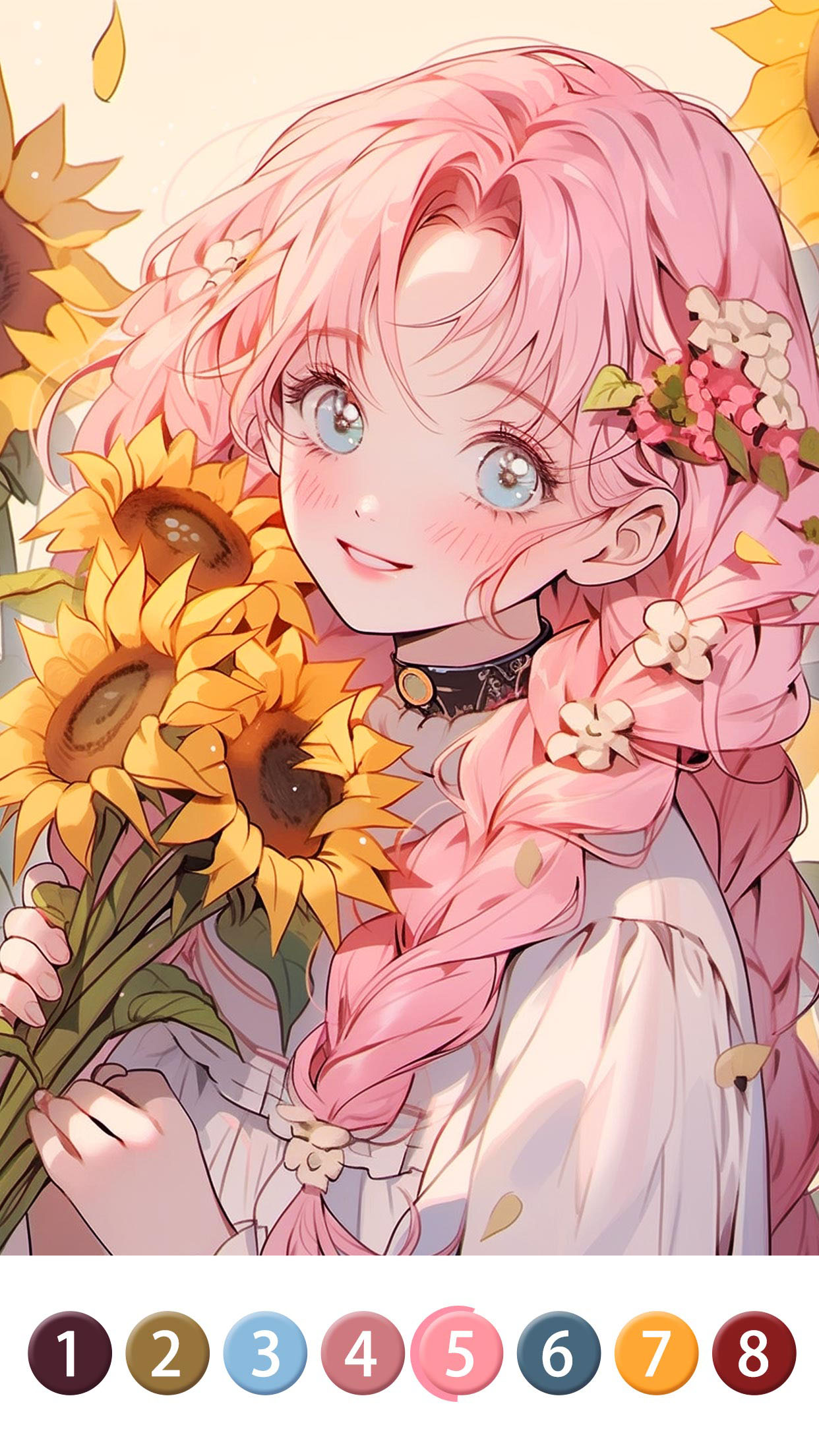 اسکرین شات 1 بازی Painting Book - Anime Color