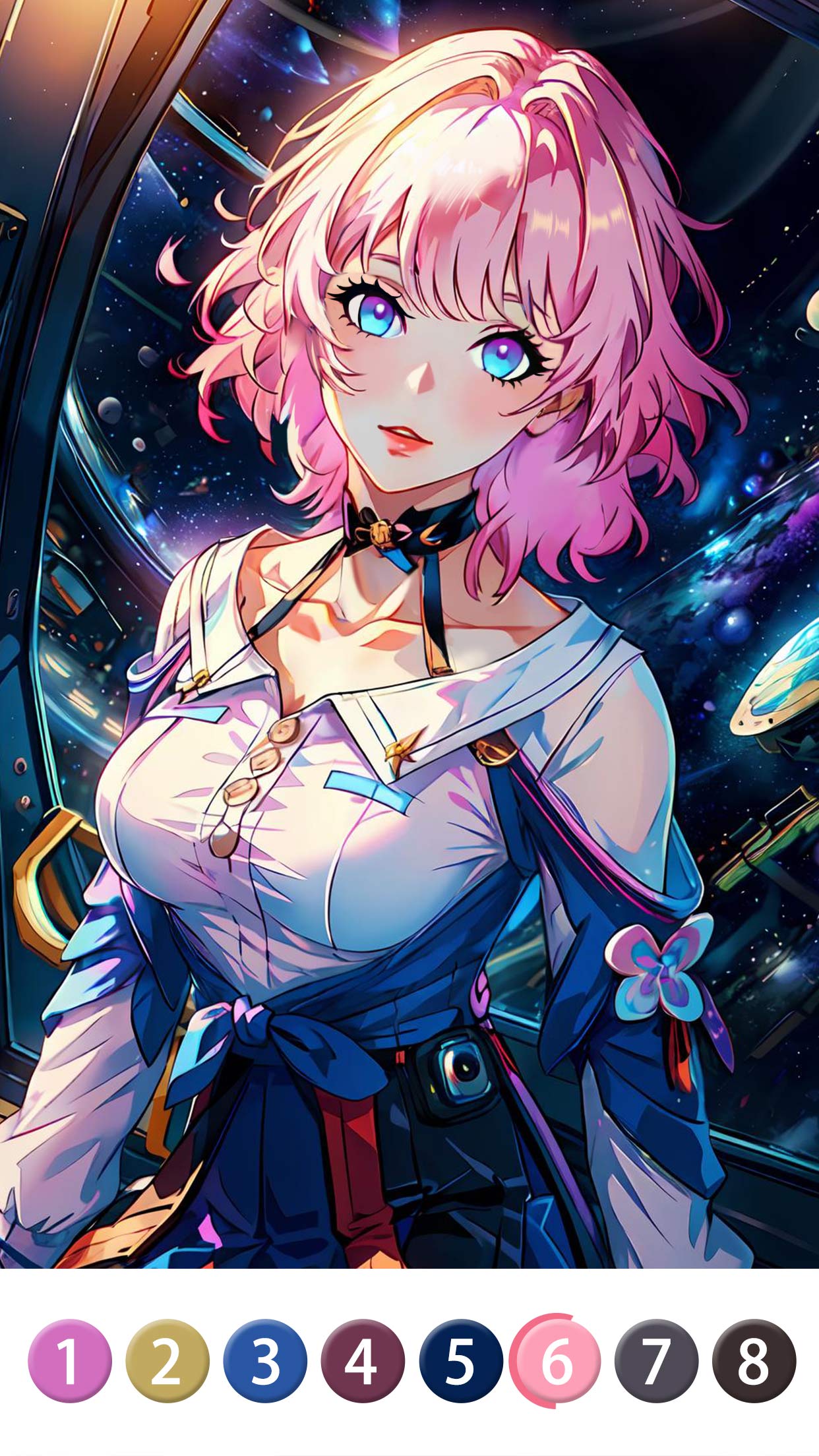 اسکرین شات 5 بازی Painting Book - Anime Color