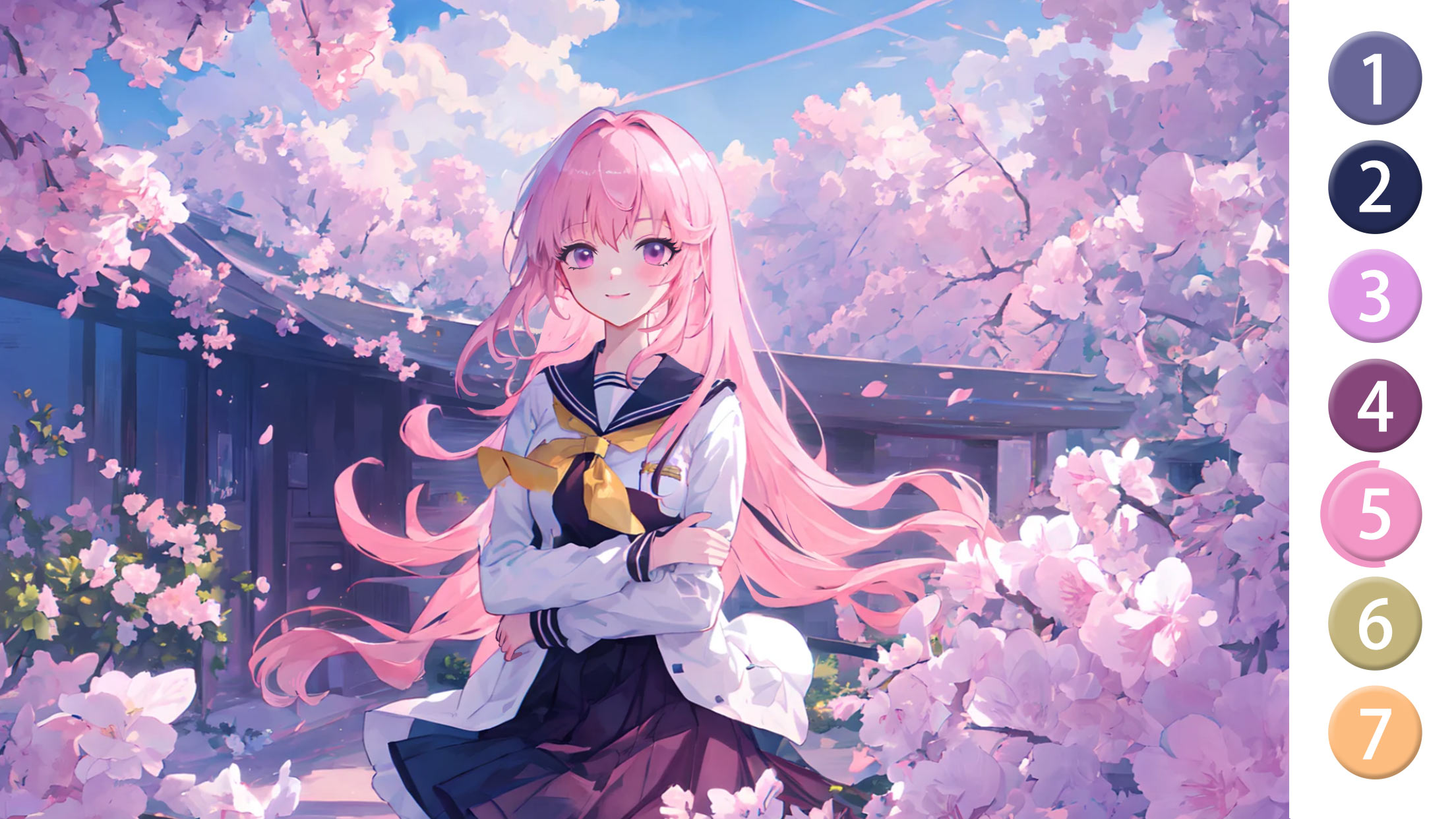 اسکرین شات 6 بازی Painting Book - Anime Color