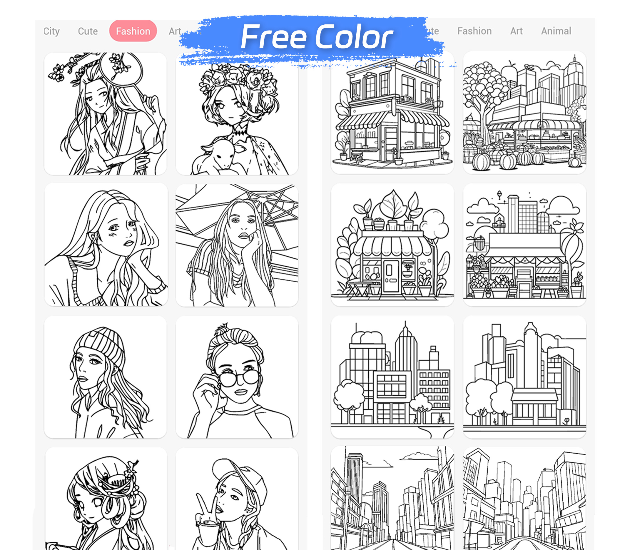 اسکرین شات 2 بازی Paint Color - Color by Number