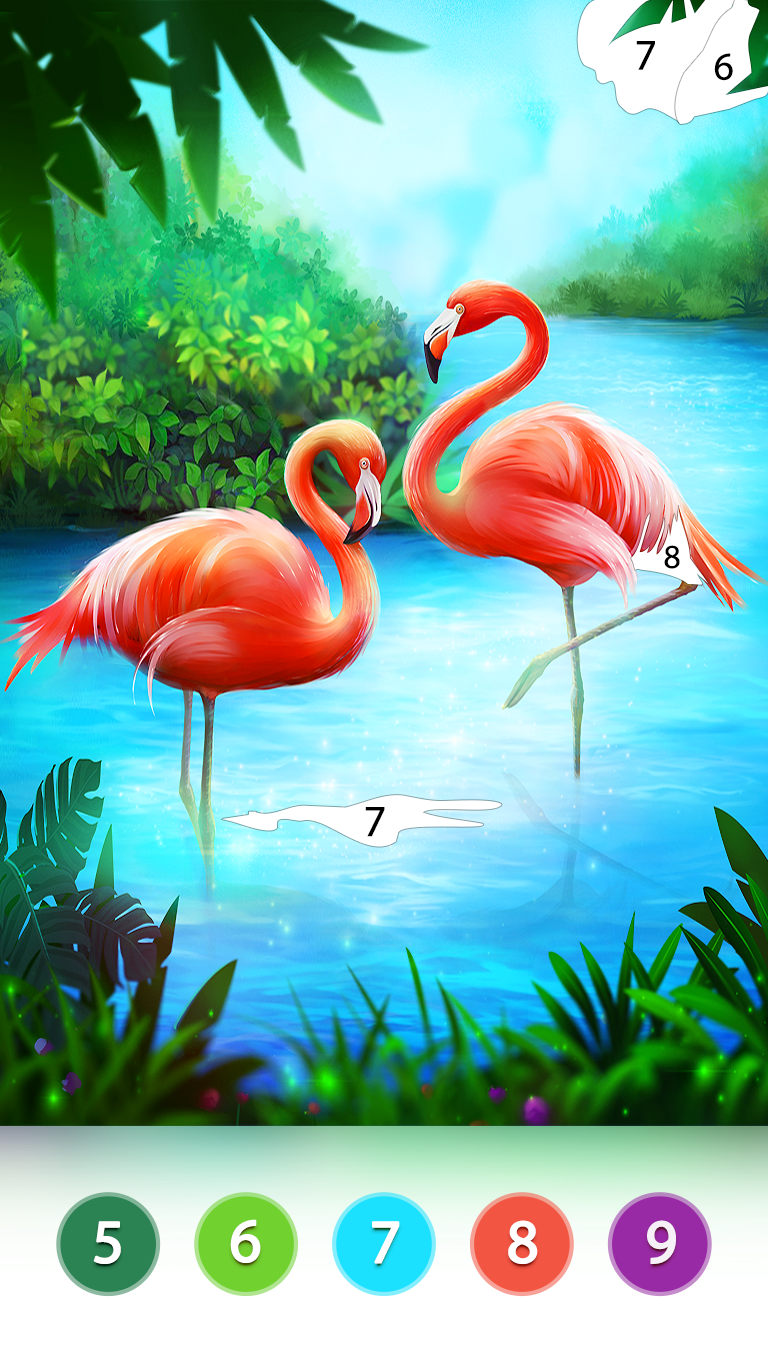 اسکرین شات 6 بازی Coloring Fun : Color by Number