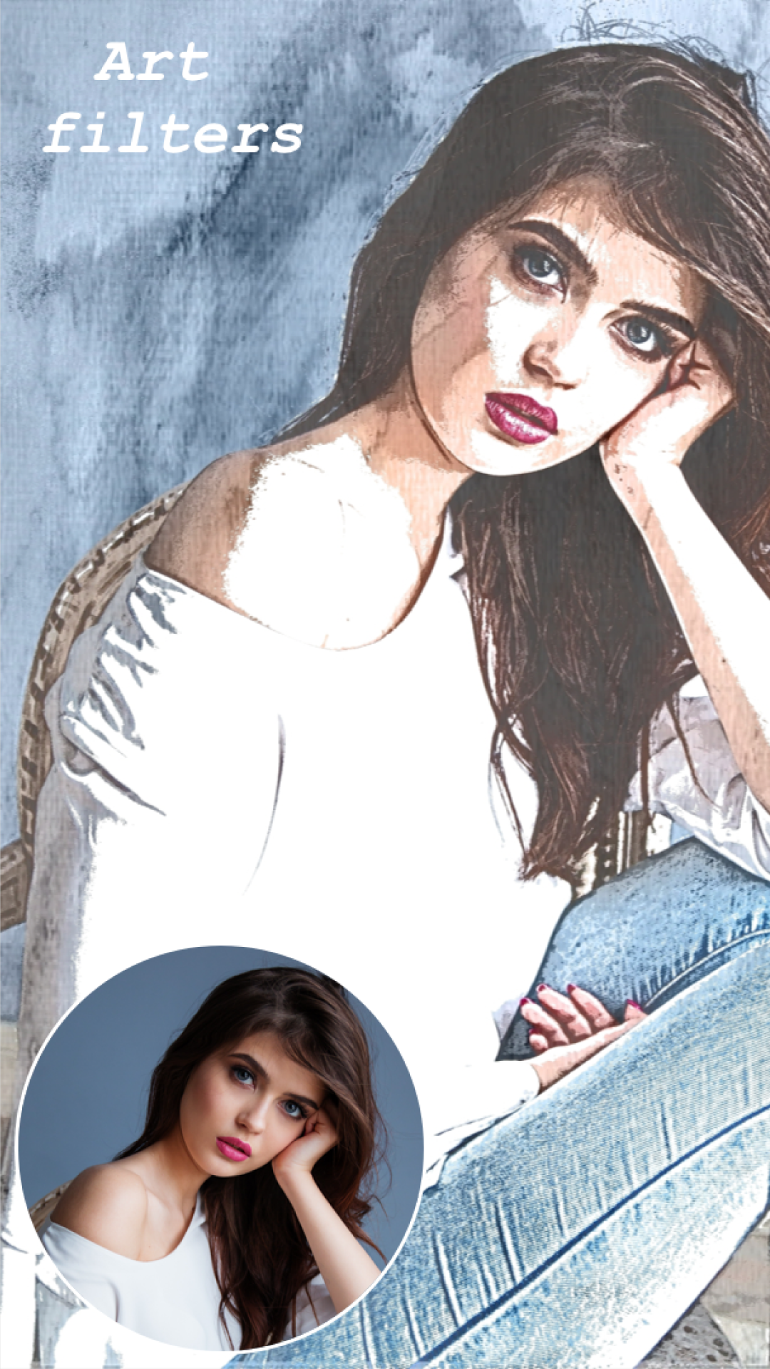 اسکرین شات 2 برنامه Photo Paint: Painting Maker