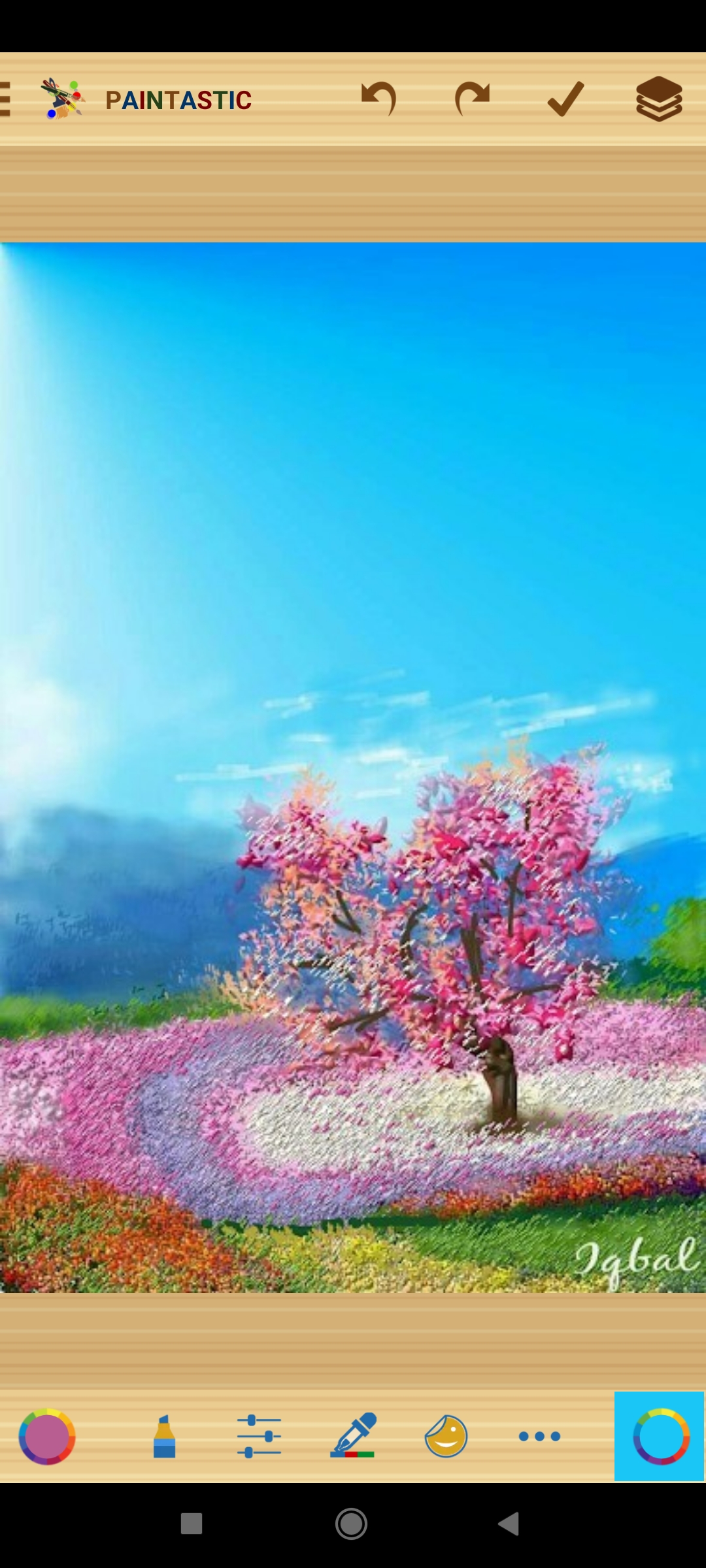 اسکرین شات 2 برنامه Paintastic: draw, color, paint