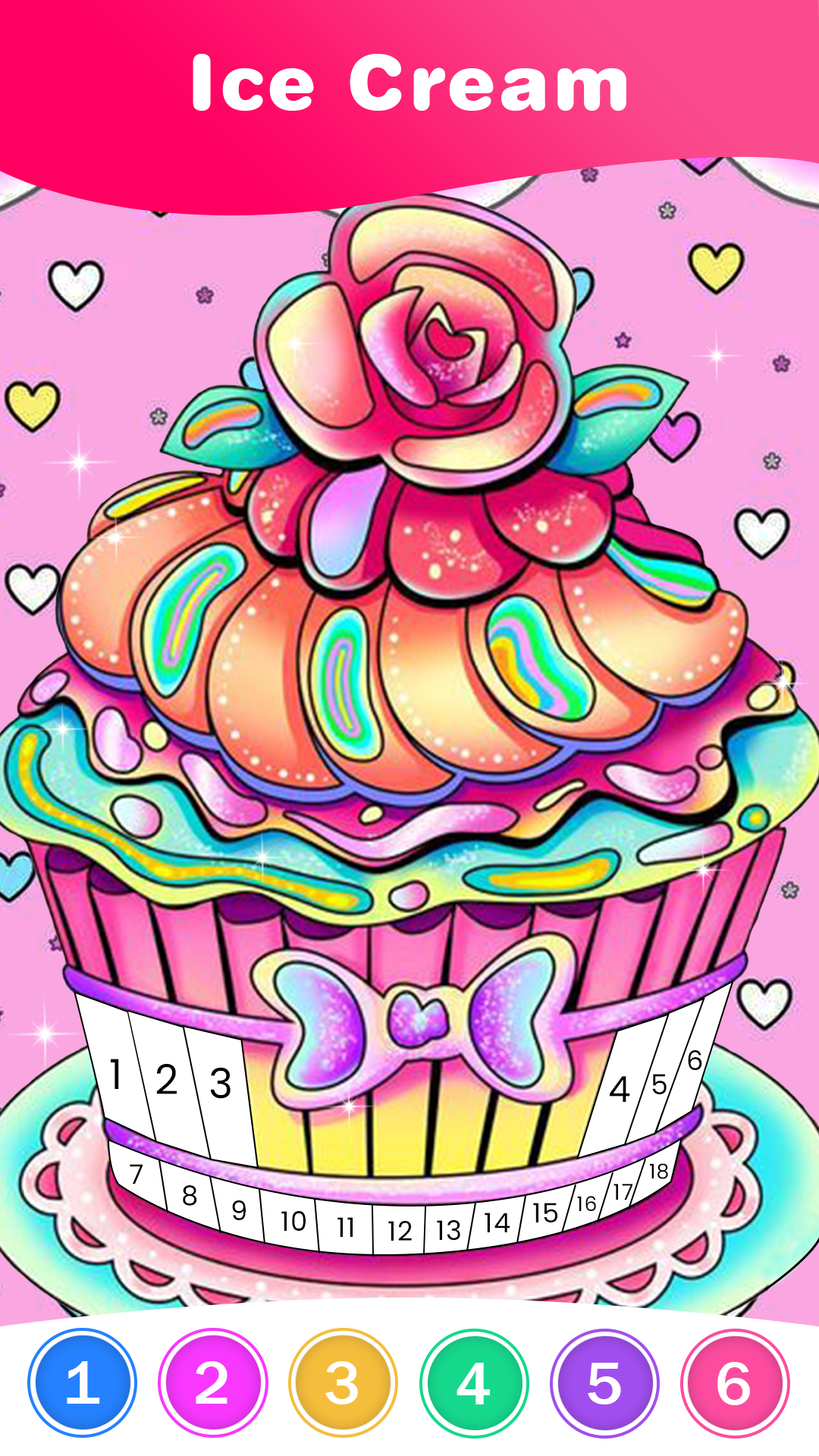 اسکرین شات 4 برنامه Paint by Number: Coloring Game