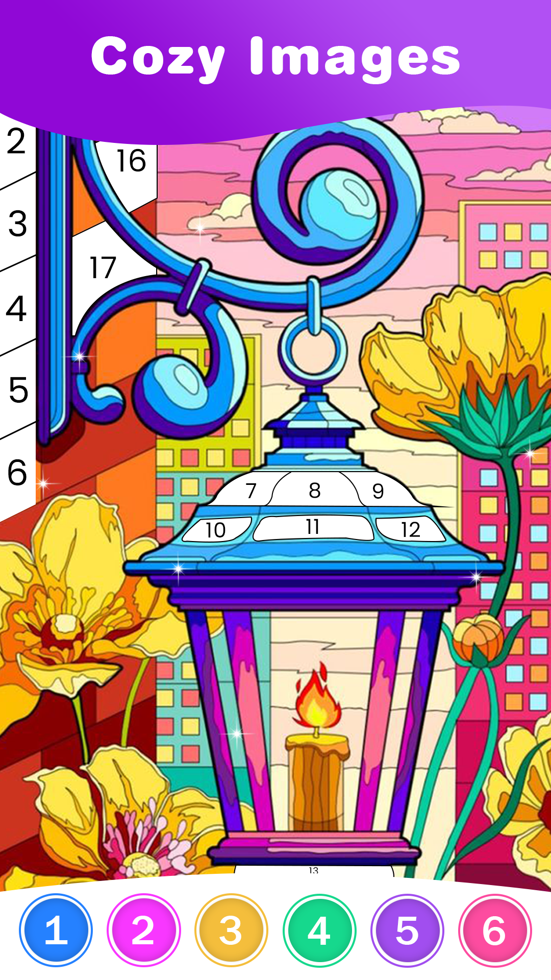 اسکرین شات 7 برنامه Paint by Number: Coloring Game