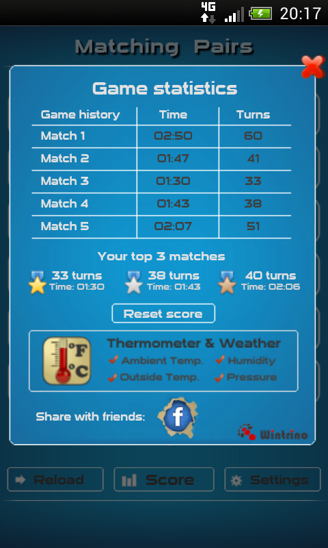 اسکرین شات 4 بازی Matching pairs
